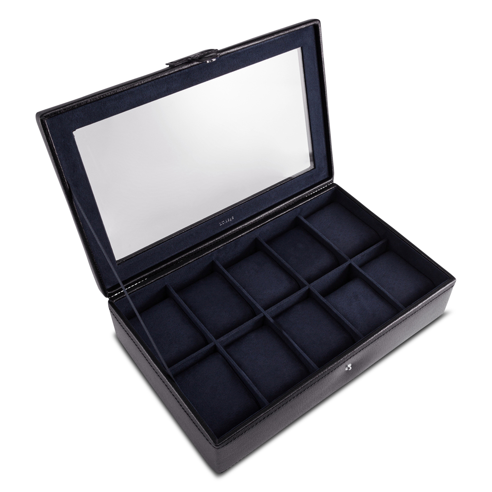Leather jewelry box LE TANNEUR Black