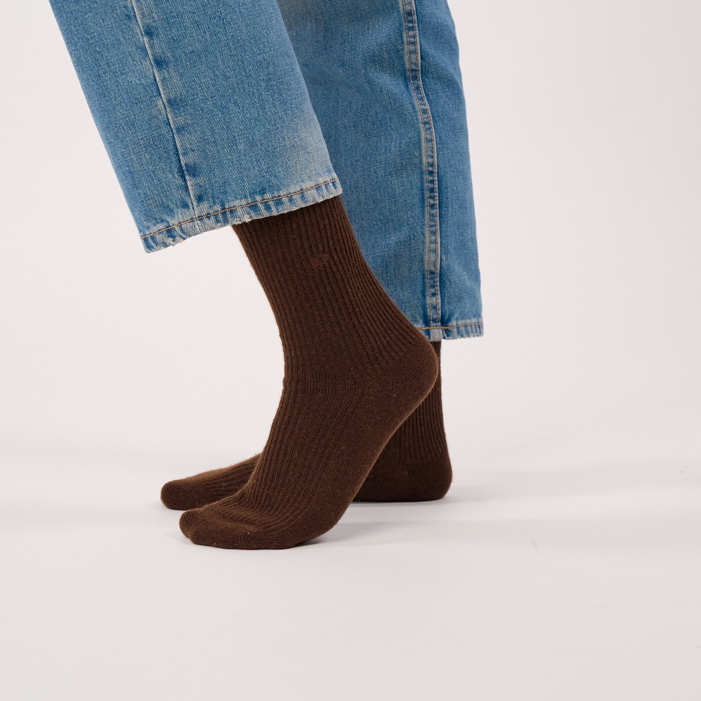 Wool socks | Brown BILLYBELT Women