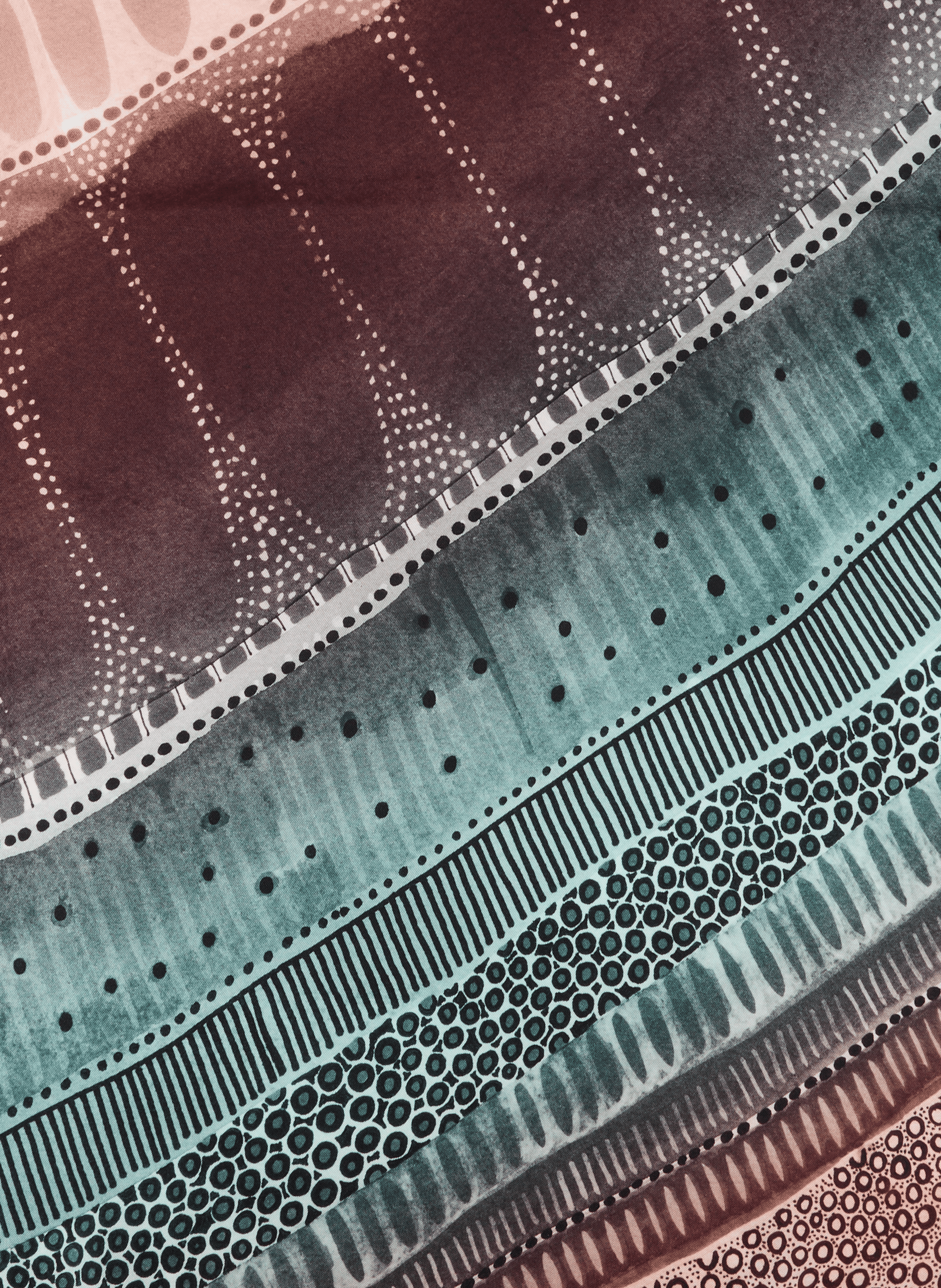 Printed silk square AU PRINTEMPS PARIS Multicolored