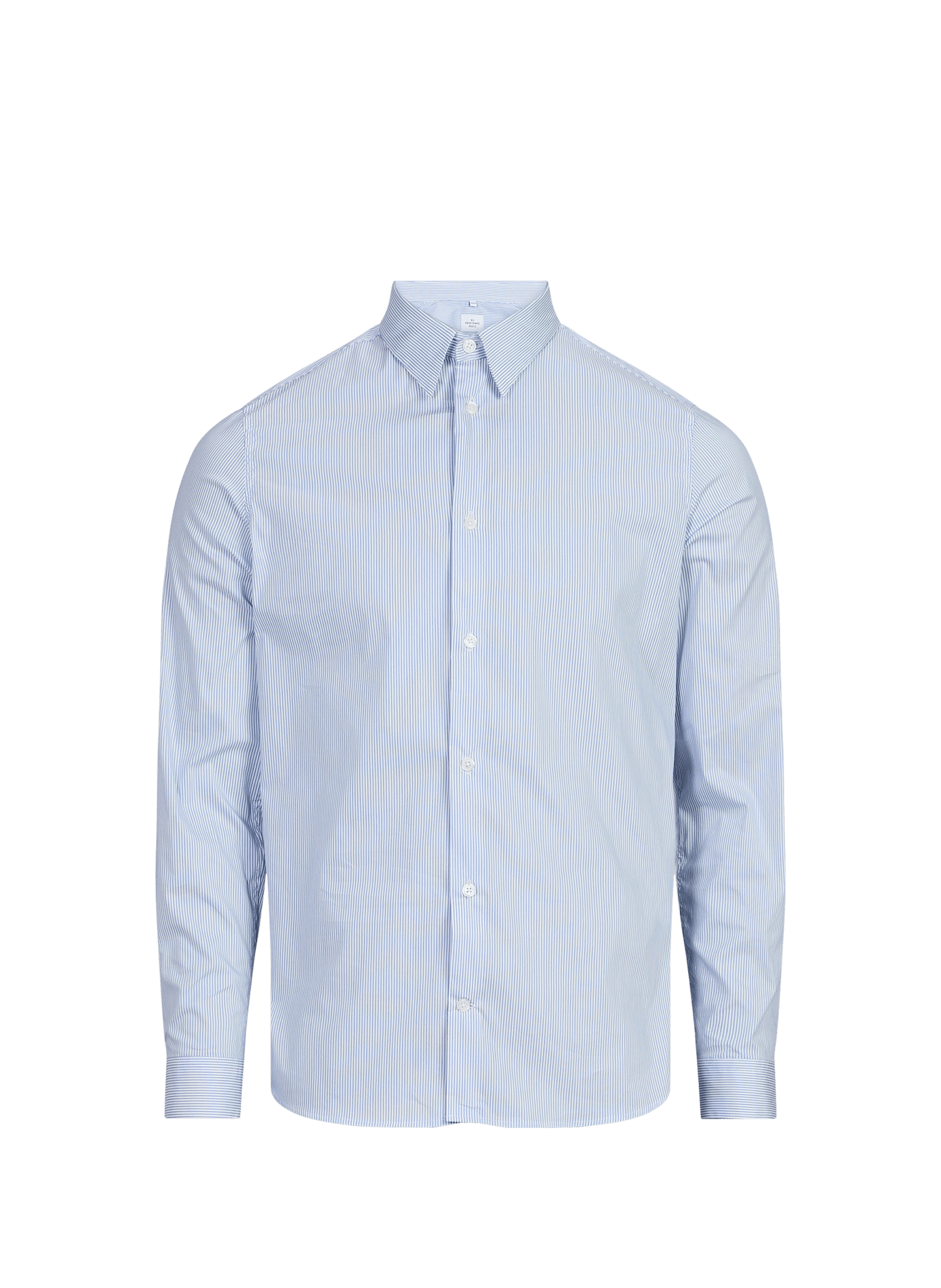 Straight-fit striped cotton shirt irayu-s AU PRINTEMPS PARIS Blue