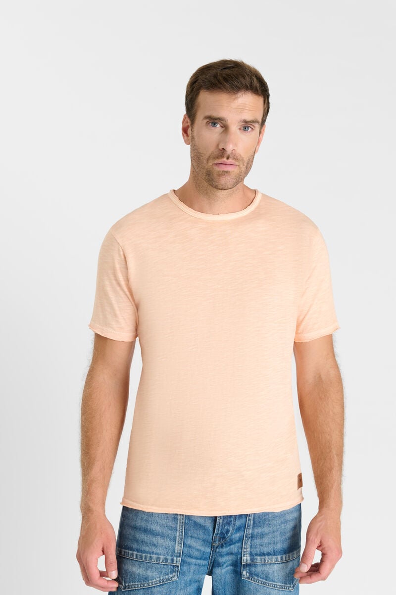 Tee-shirt col rond LE TEMPS DES CERISES Orange