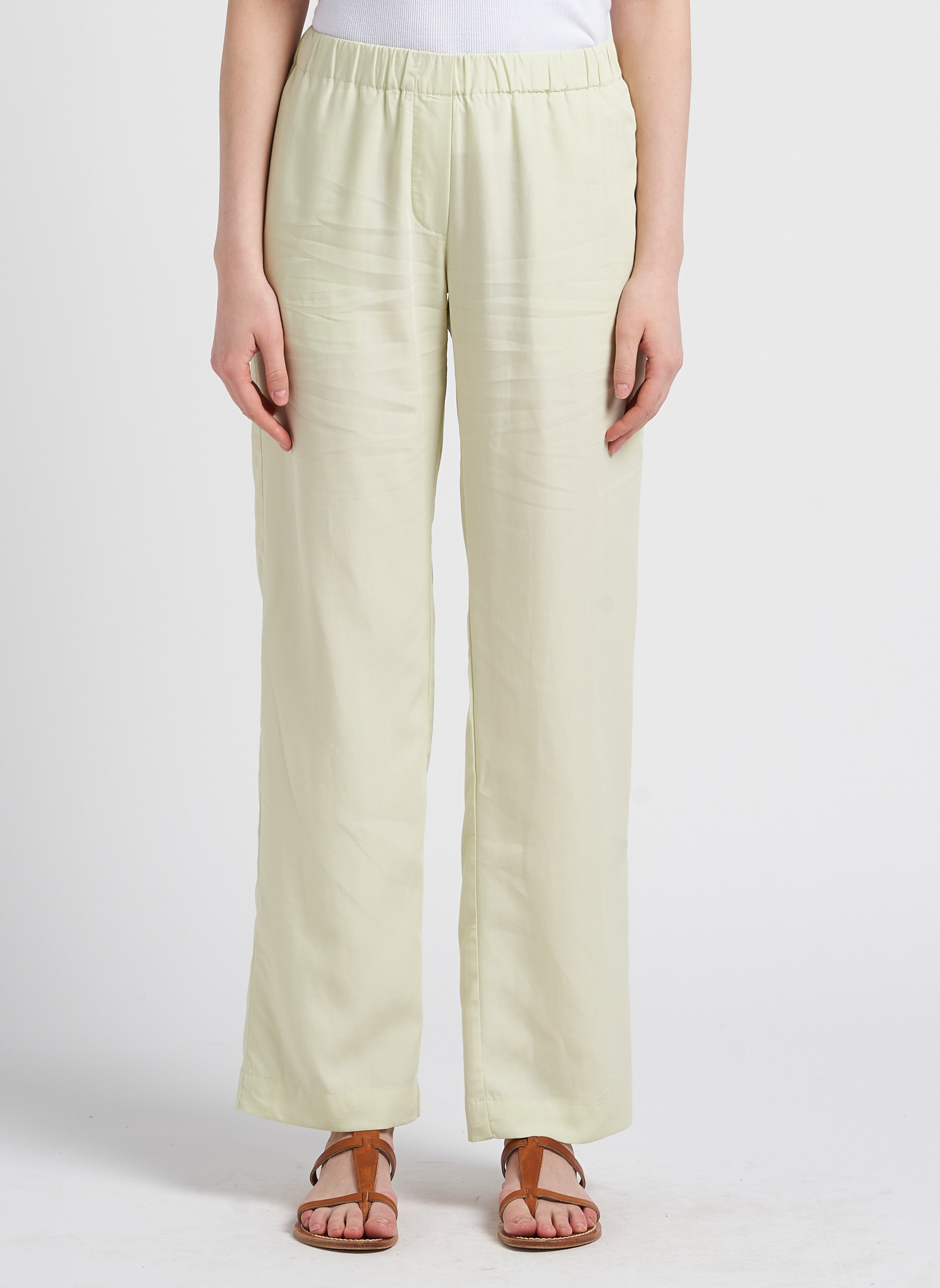 Gerade und fließend geschnittene Hose SAMSOE SAMSOE Beige