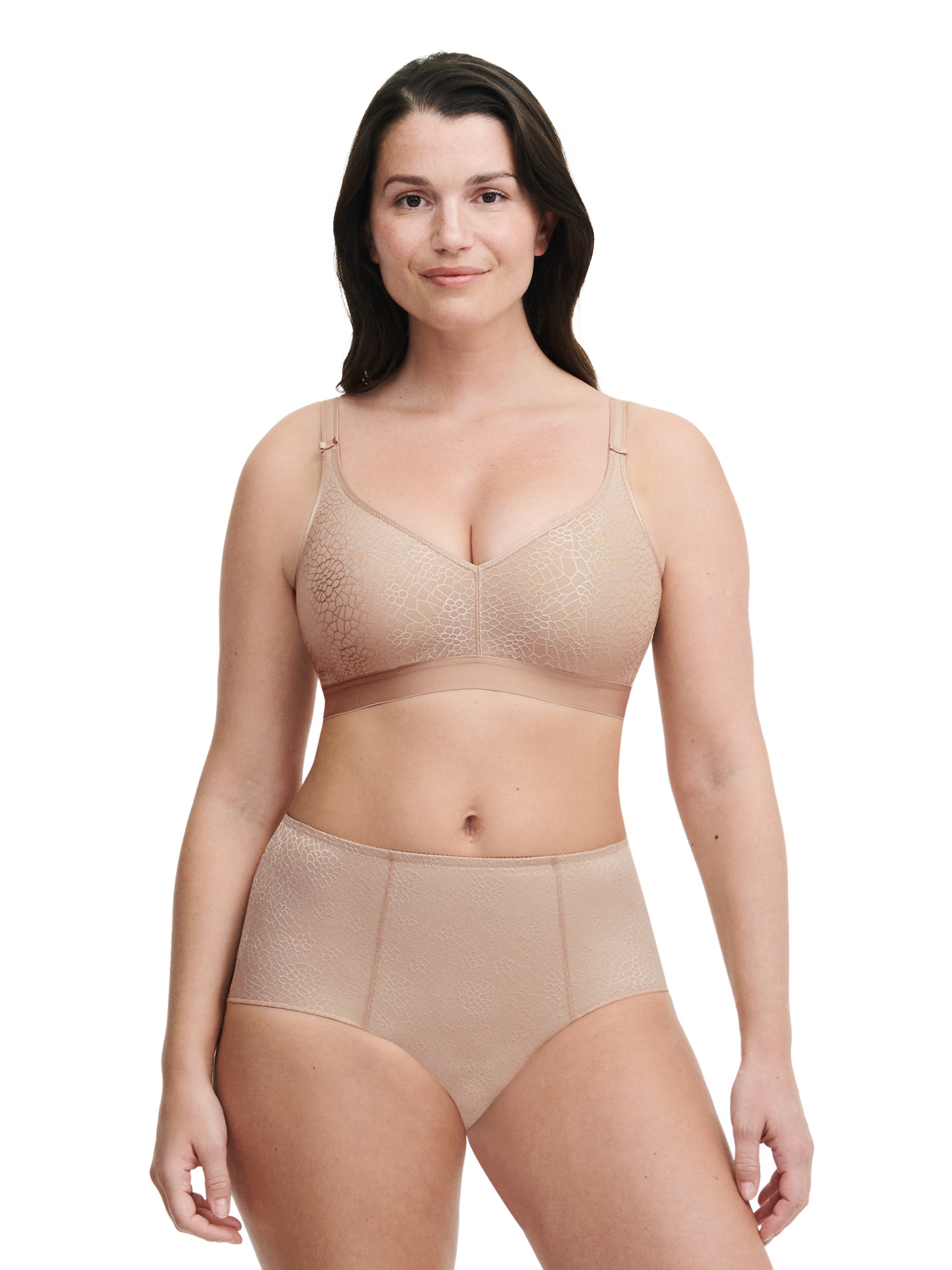 Non-wired support bra CHANTELLE Beige