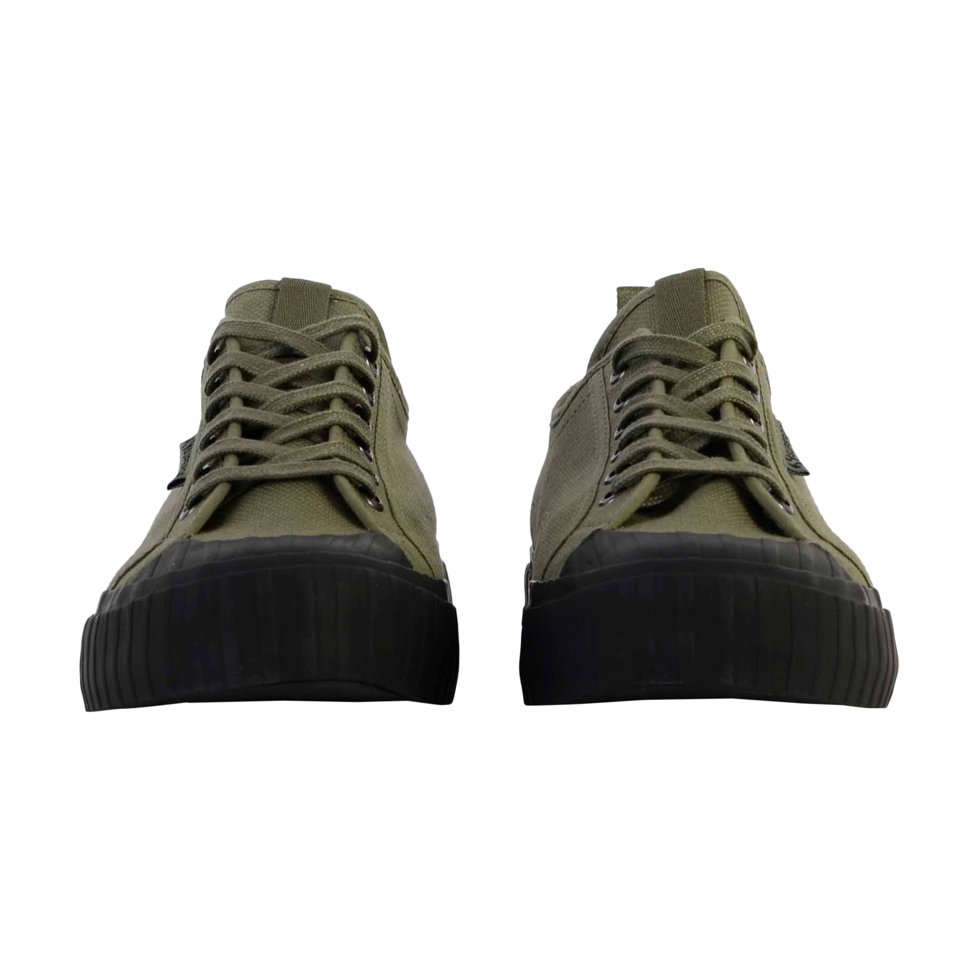 Superga Stripe Webbing Lace-Up Sneakers SUPERGA Green