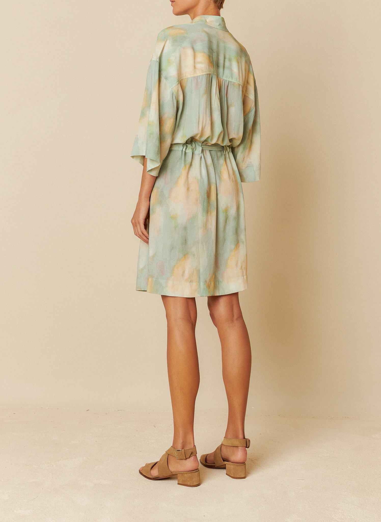Birmane printed dress INDI & COLD Green