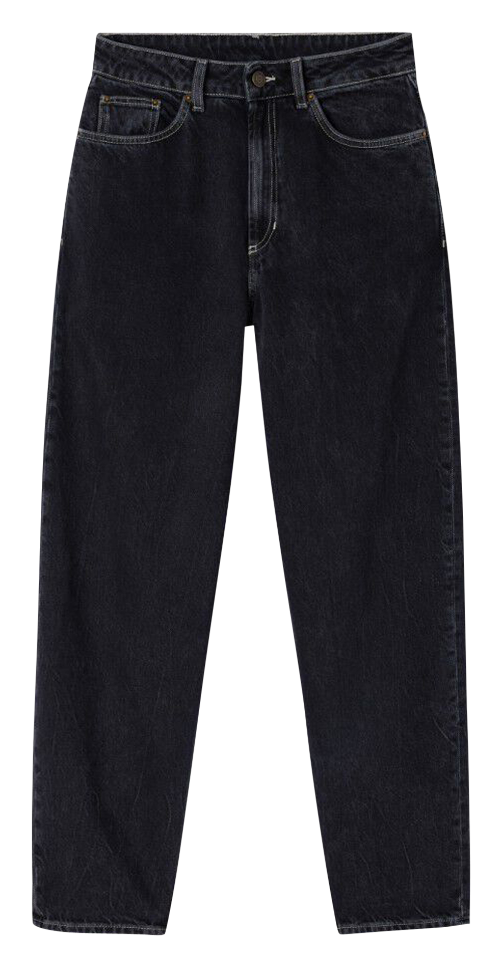 Cotton balloon jeans AMERICAN VINTAGE Black