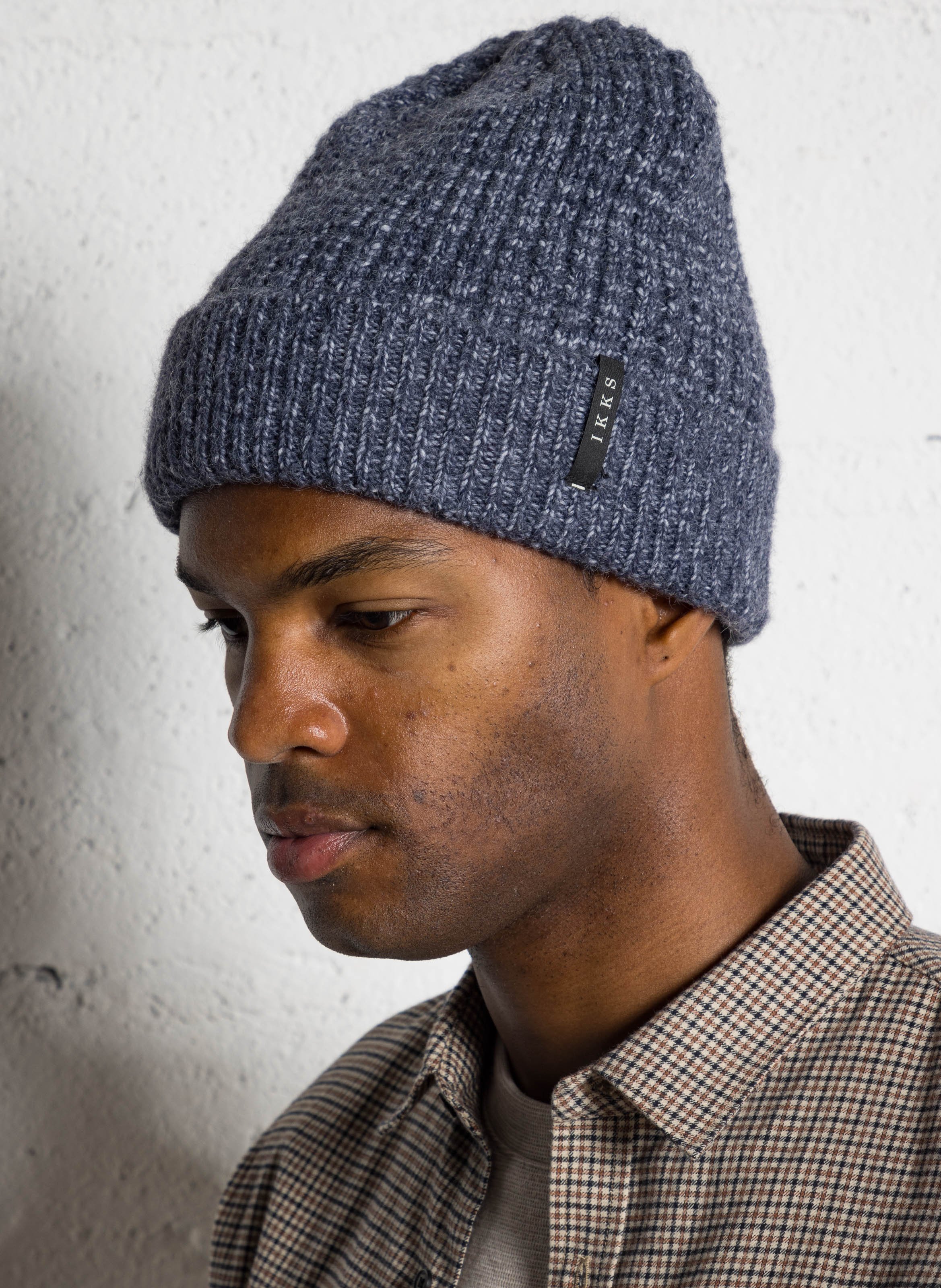 Melierte Strickm&amp;uuml;tze IKKS Blau