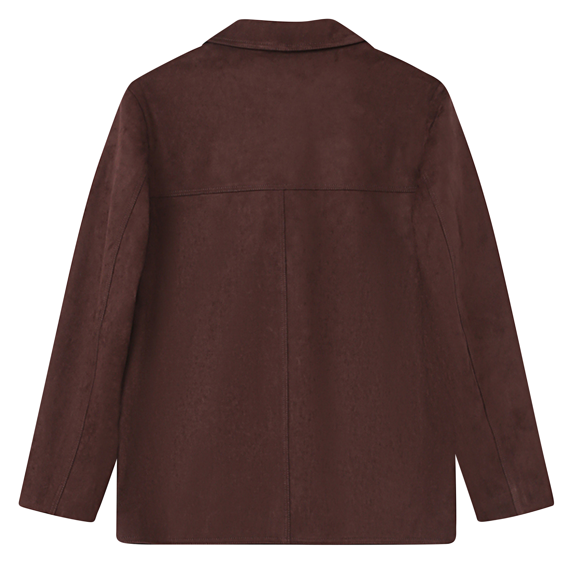 Cotton-blend cardigan with tailored collar GRACE ET MILA Brown