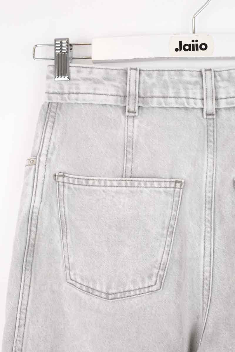 Cotton straight jeans IRO - Seconde Main Grey