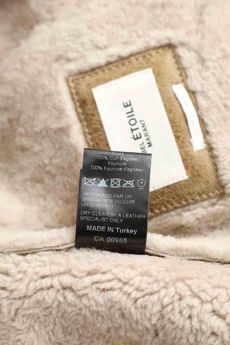 Bead-embroidered dress ISABEL MARANT ÉTOILE - SECONDE MAIN Brown