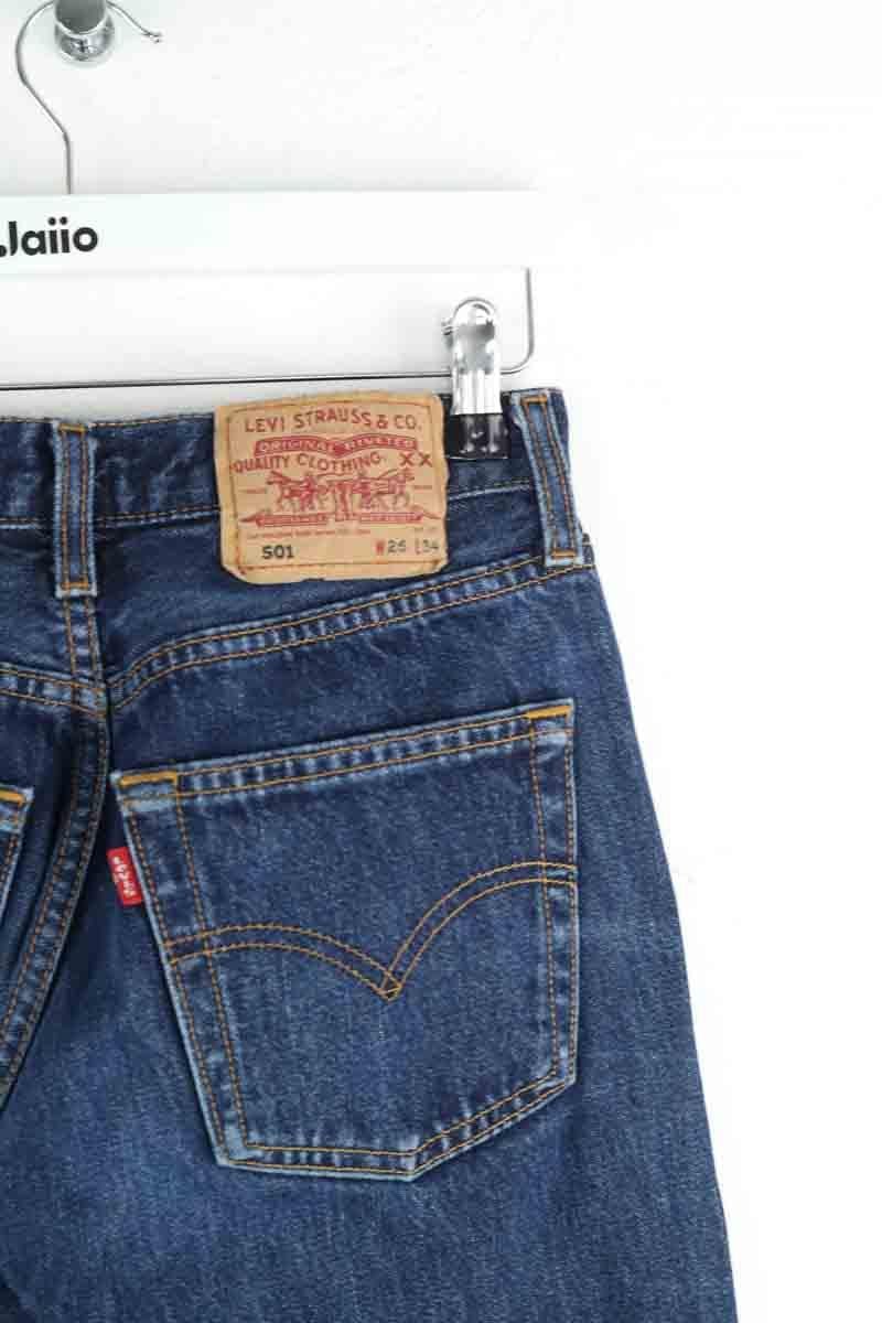 501? straight cotton jeans LEVI'S - Seconde main Blue