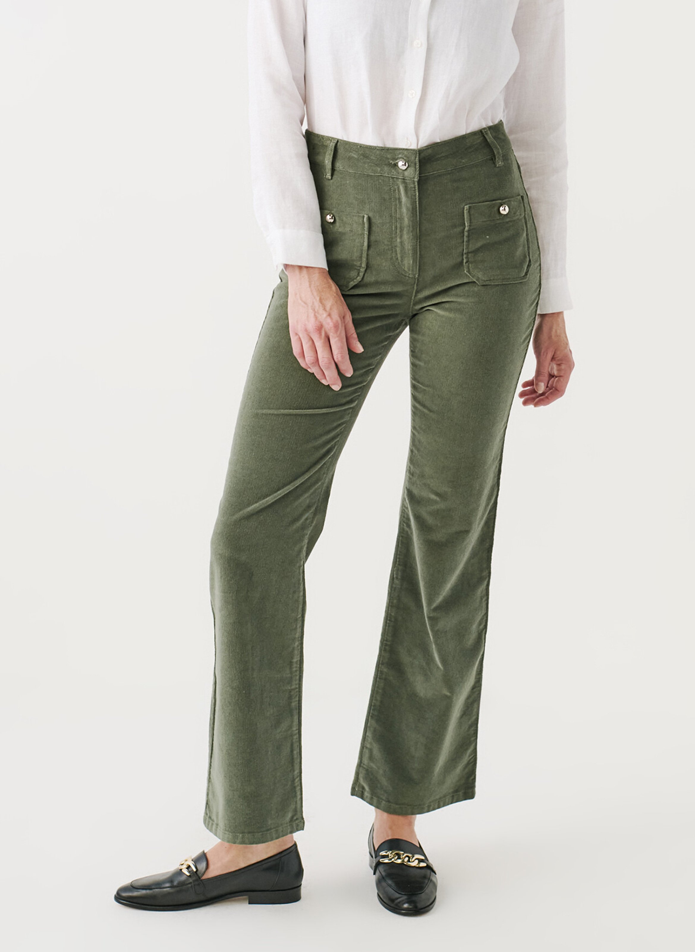 Bootcut velvet pants CAROLL
