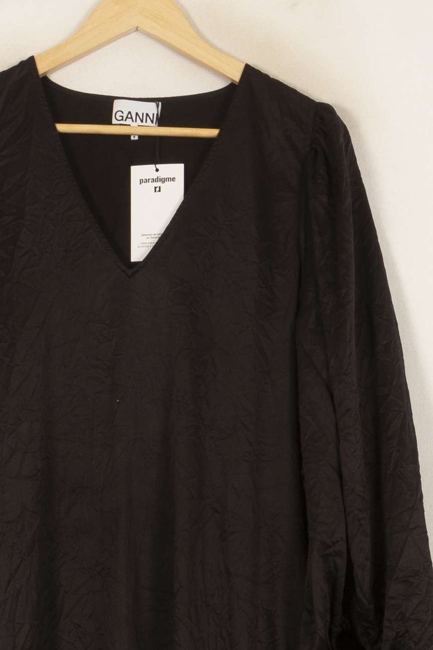 Long dress GANNI - Seconde Main Black