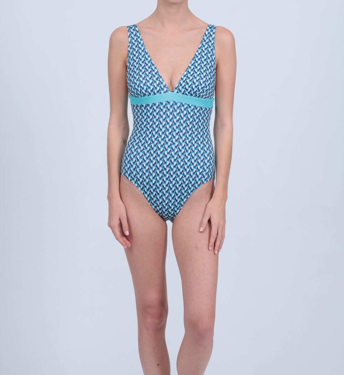 One-piece swimsuit - Lucy in the Sea GILI'S Blue