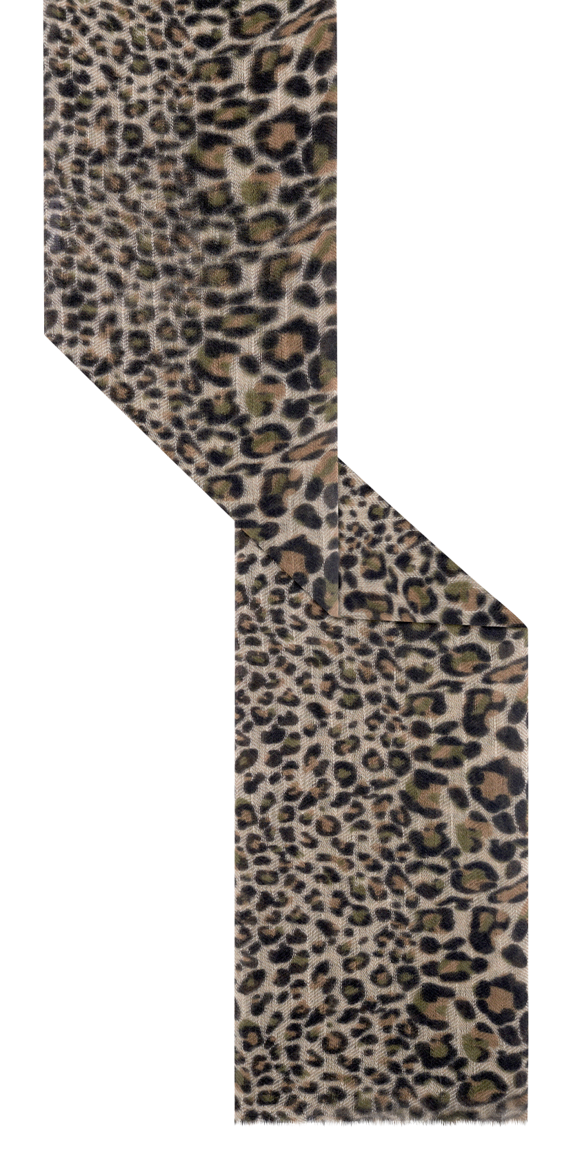 Plain wool and cashmere scarf GERARD DAREL Brown