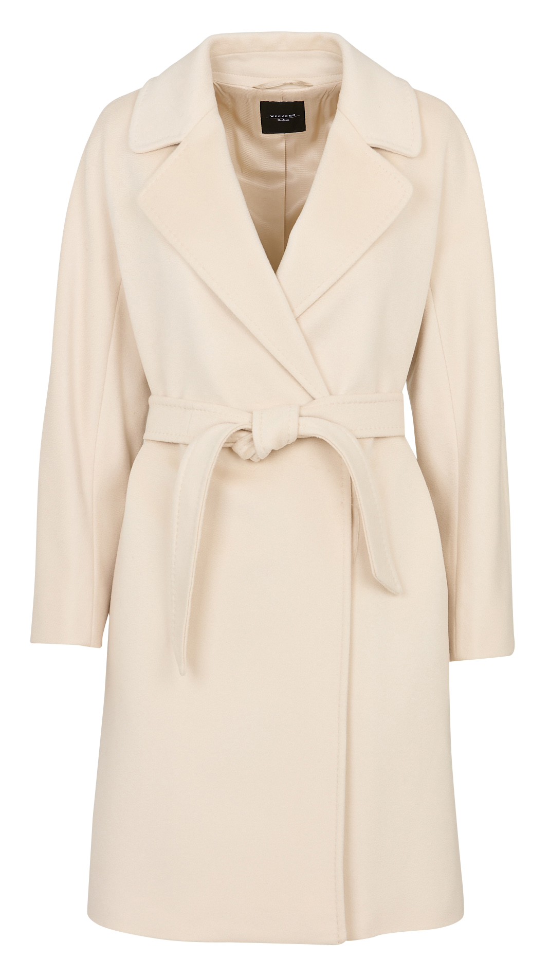 Coat with tailored collar MAX MARA WEEK END White