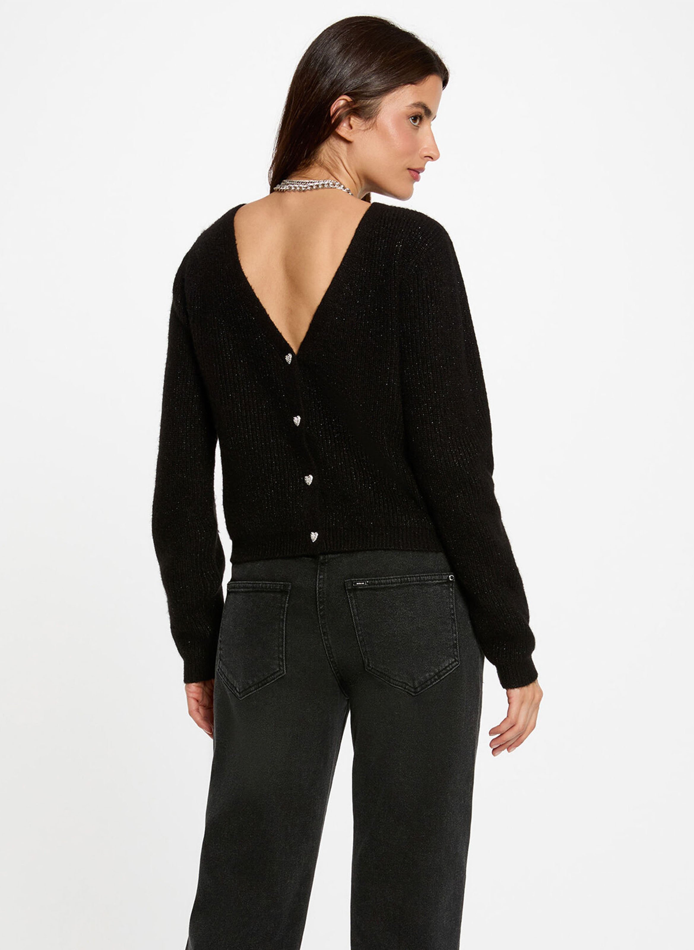 V-Ausschnitt-Strickjacke MORGAN