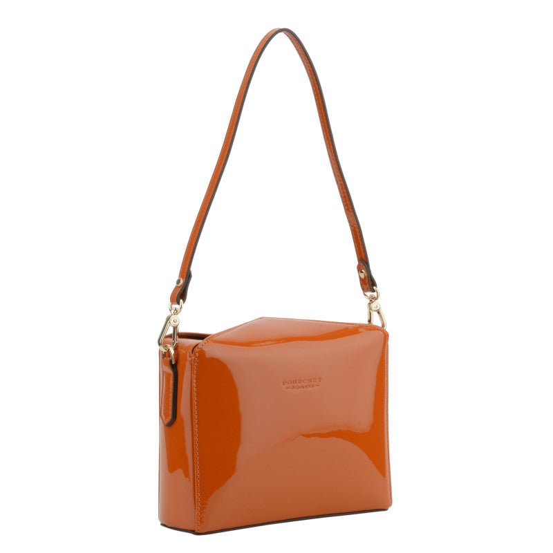Shoulder bag - synthetic and leather POURCHET Golden