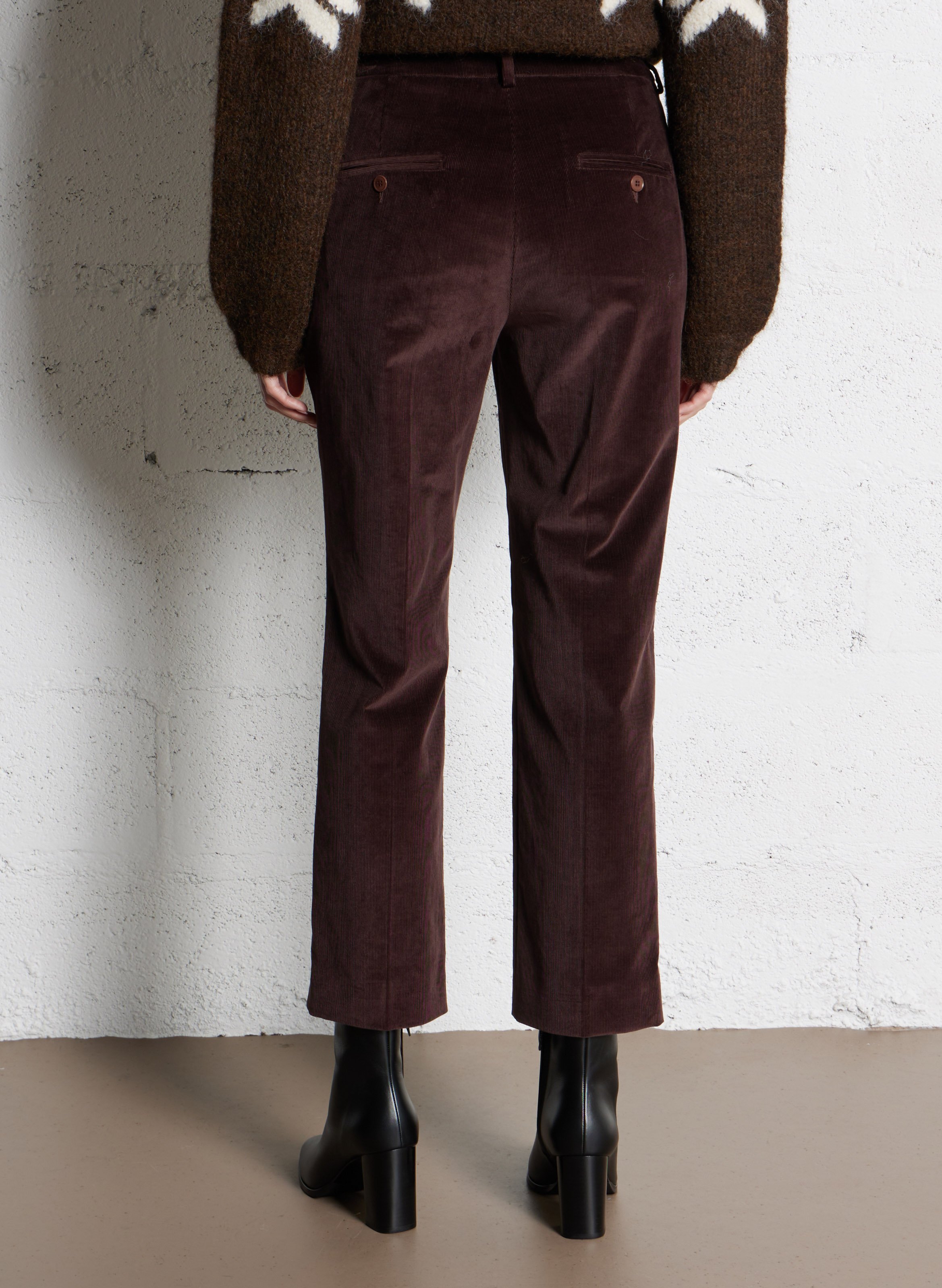 Cotton-blend bucket hat MAX MARA WEEK END Plums