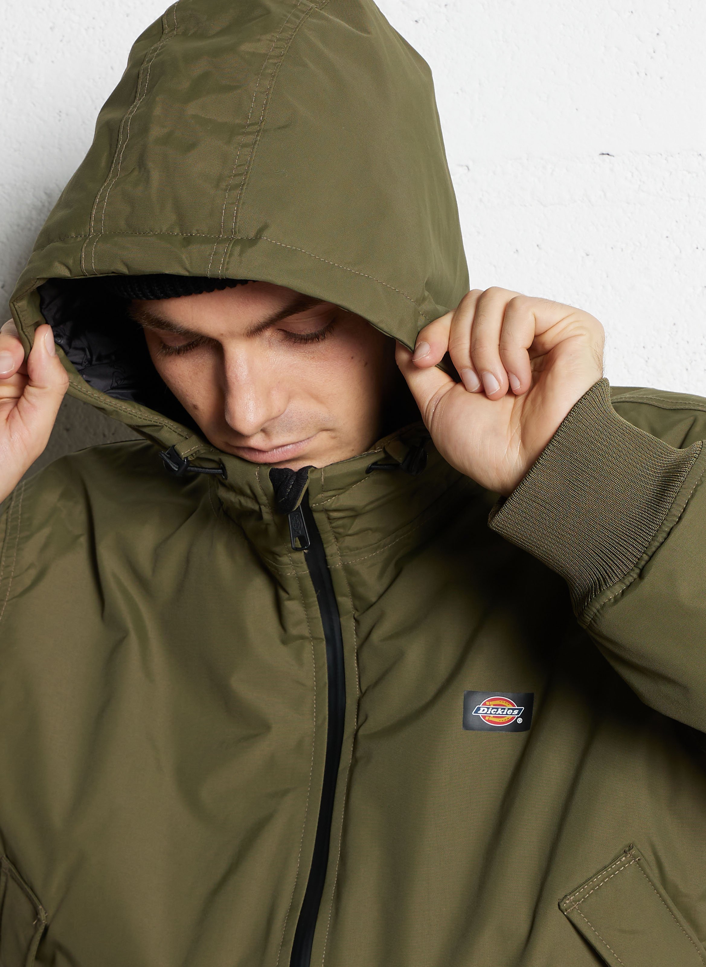 Jasje met opstaande kraag DICKIES Kaki