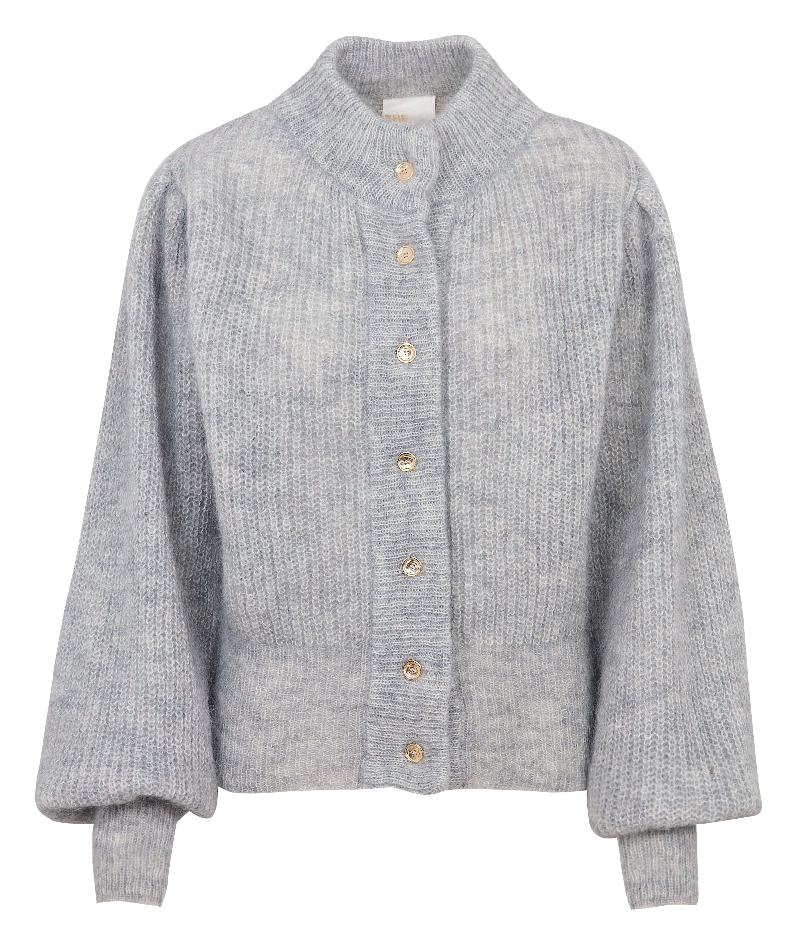 Cardigan van mohairmix THE LABEL EDITION Grijs