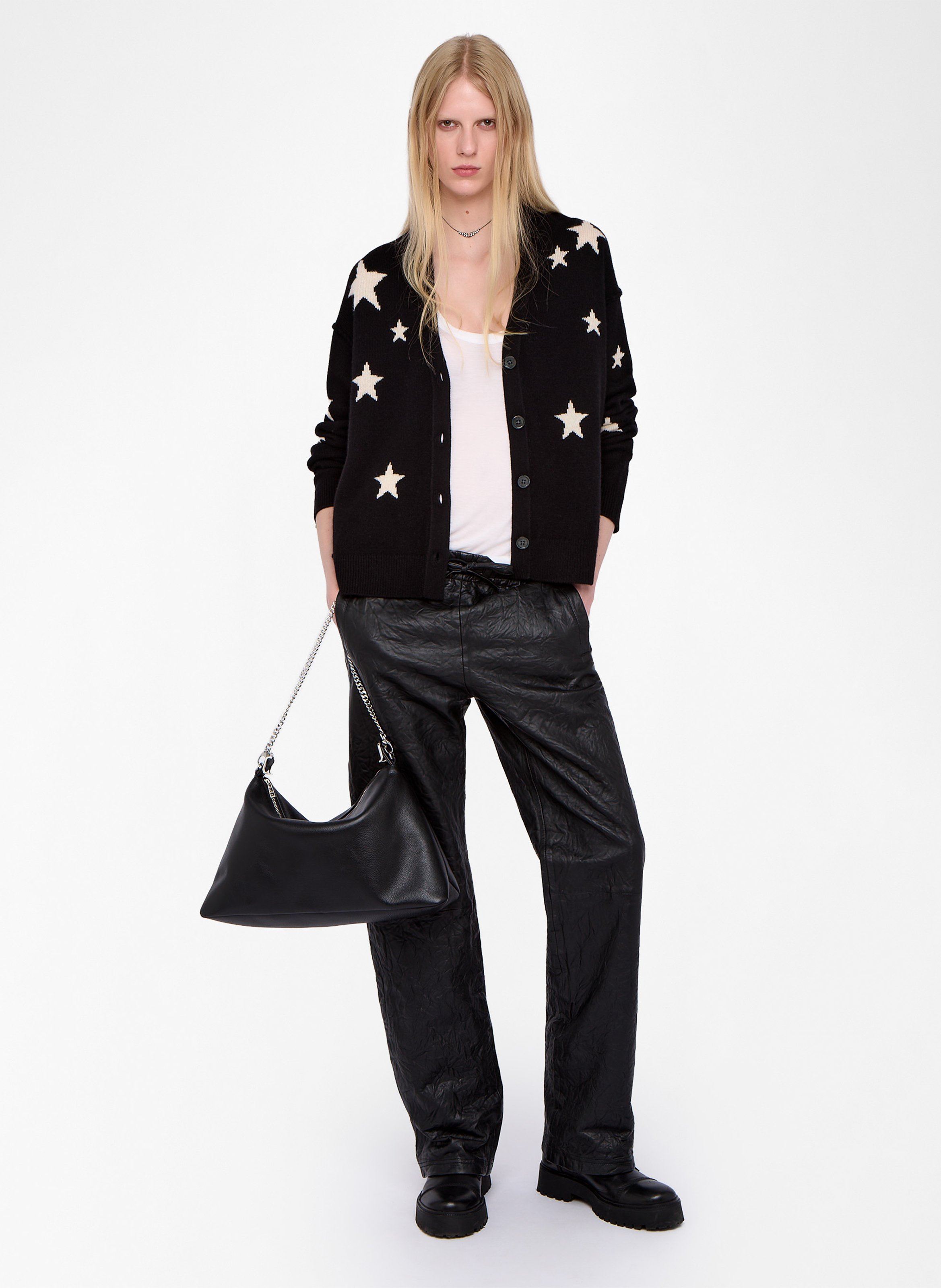 Cardigan col rond ZADIG&VOLTAIRE Zwart