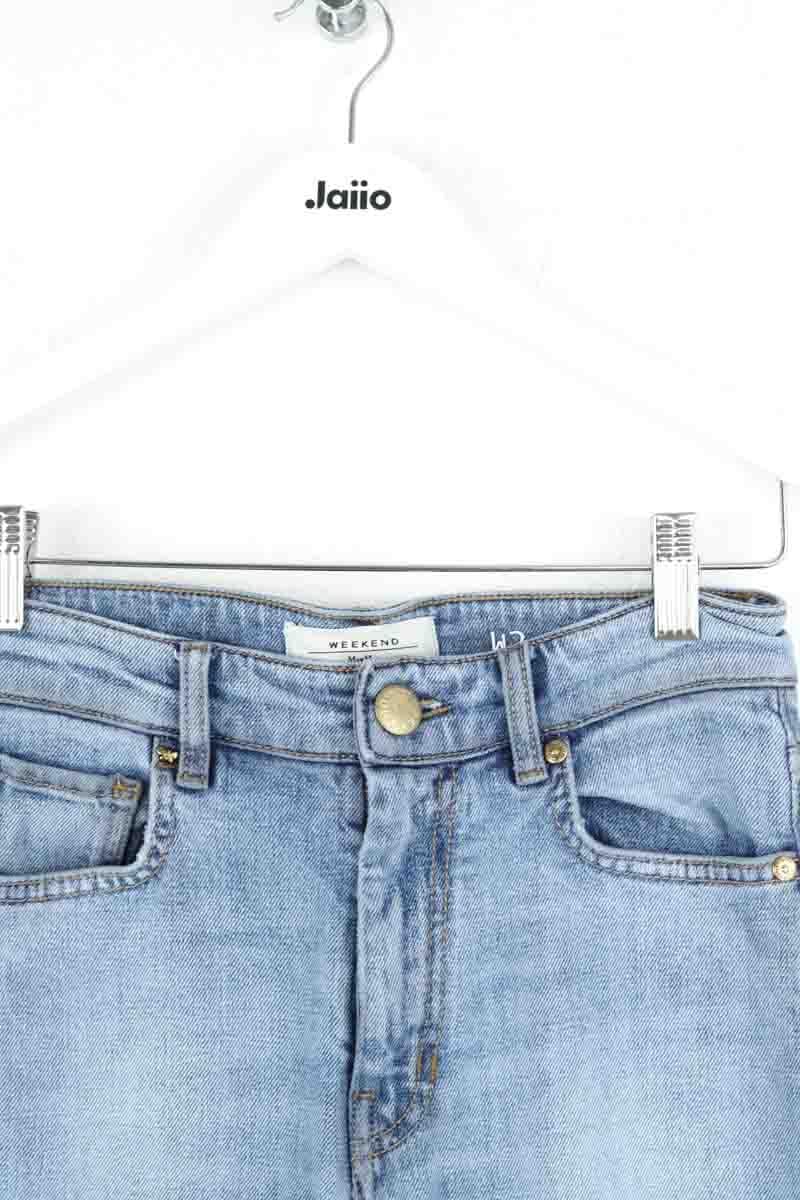 - Straight-leg jeans
- 5 pockets
- Straight cut
- Faded effect MAX MARA - Seconde Main Blue