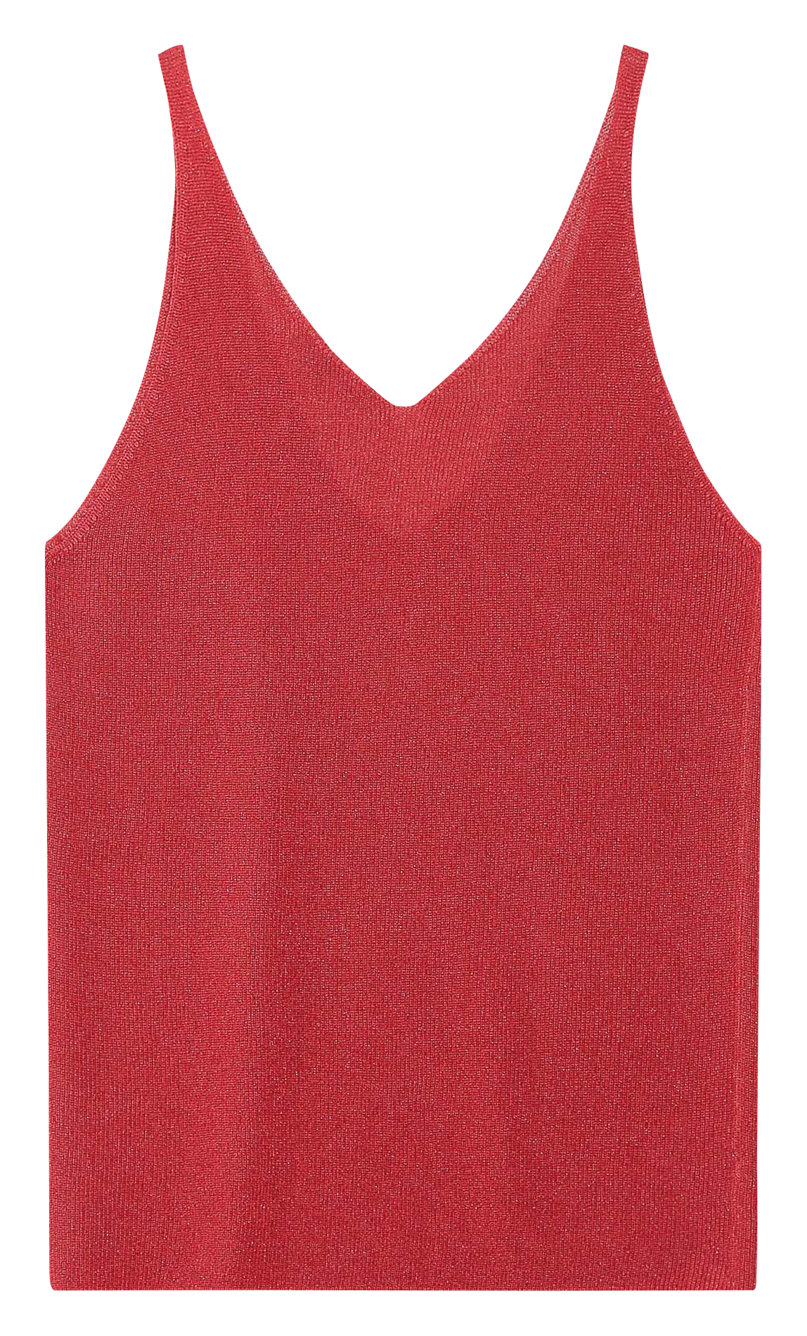 Sleeveless V-neck top GRACE ET MILA Red