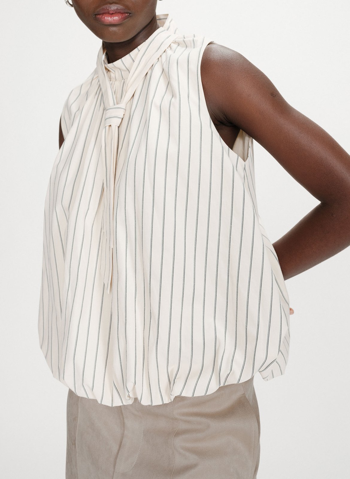 Top à rayures GRACE ET MILA Jaune