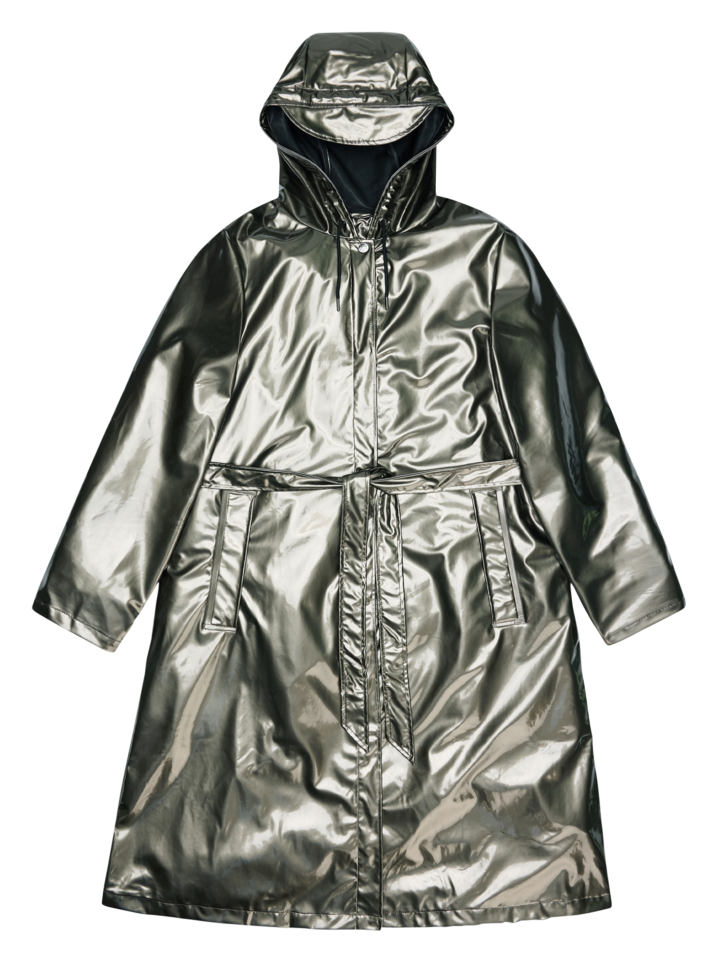 Imperméable droit col rond RAINS
