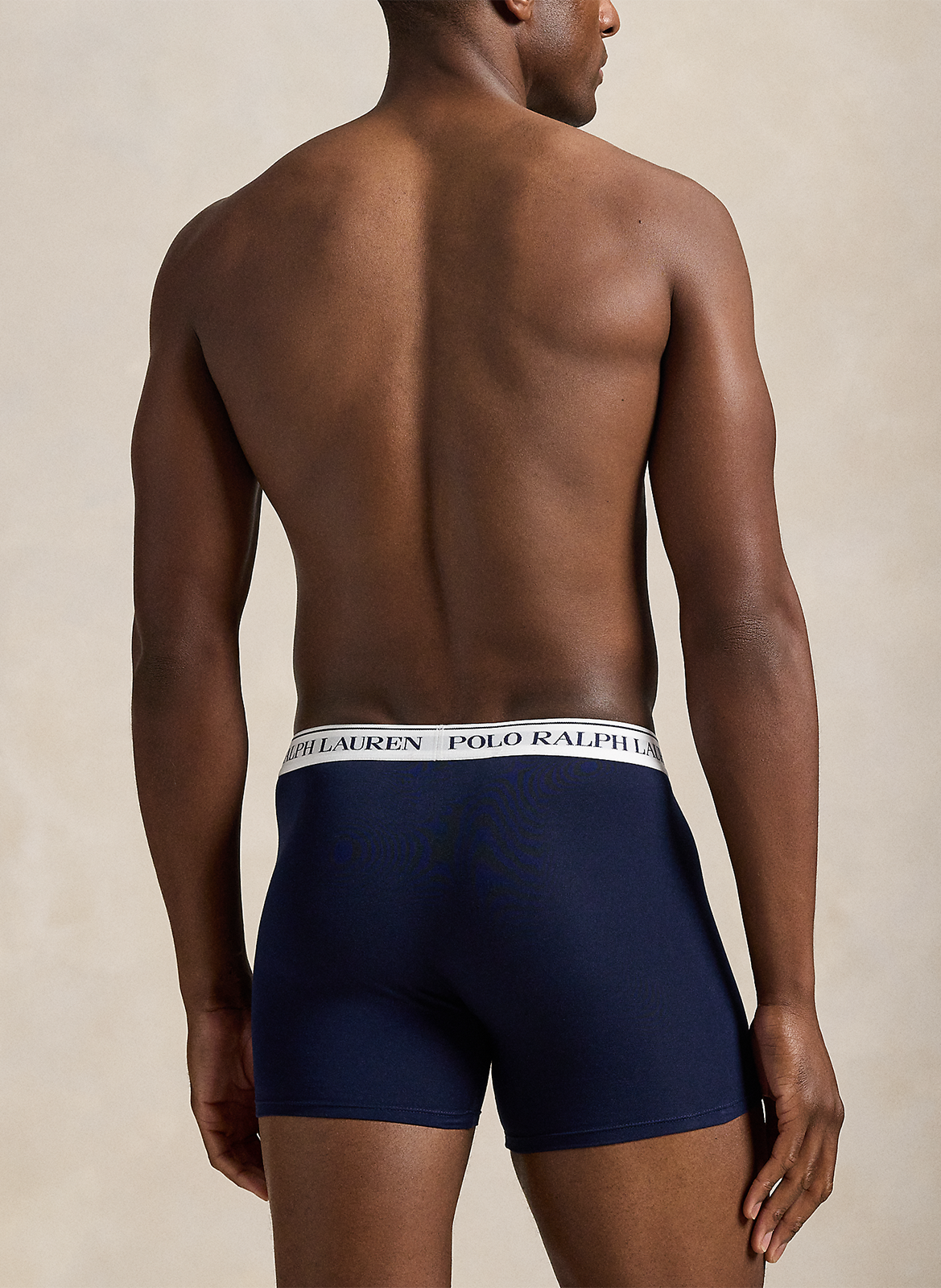 Lot de 3 boxers en coton mélangé POLO RALPH LAUREN Bleu