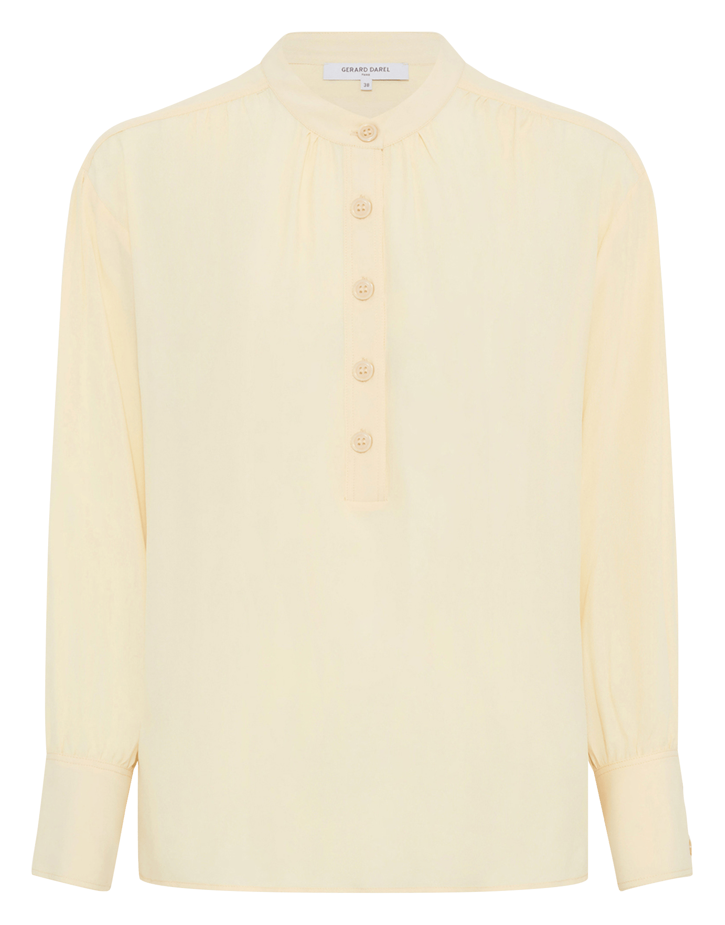 Blouse col tunisien GERARD DAREL Jaune