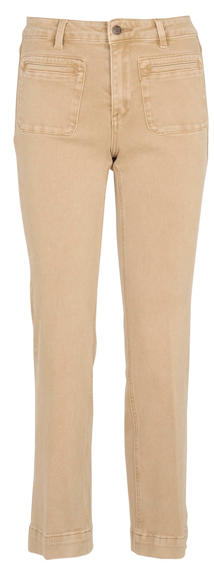 Gerade geschnittene Jeans aus Baumwoll-Mix MKT Beige