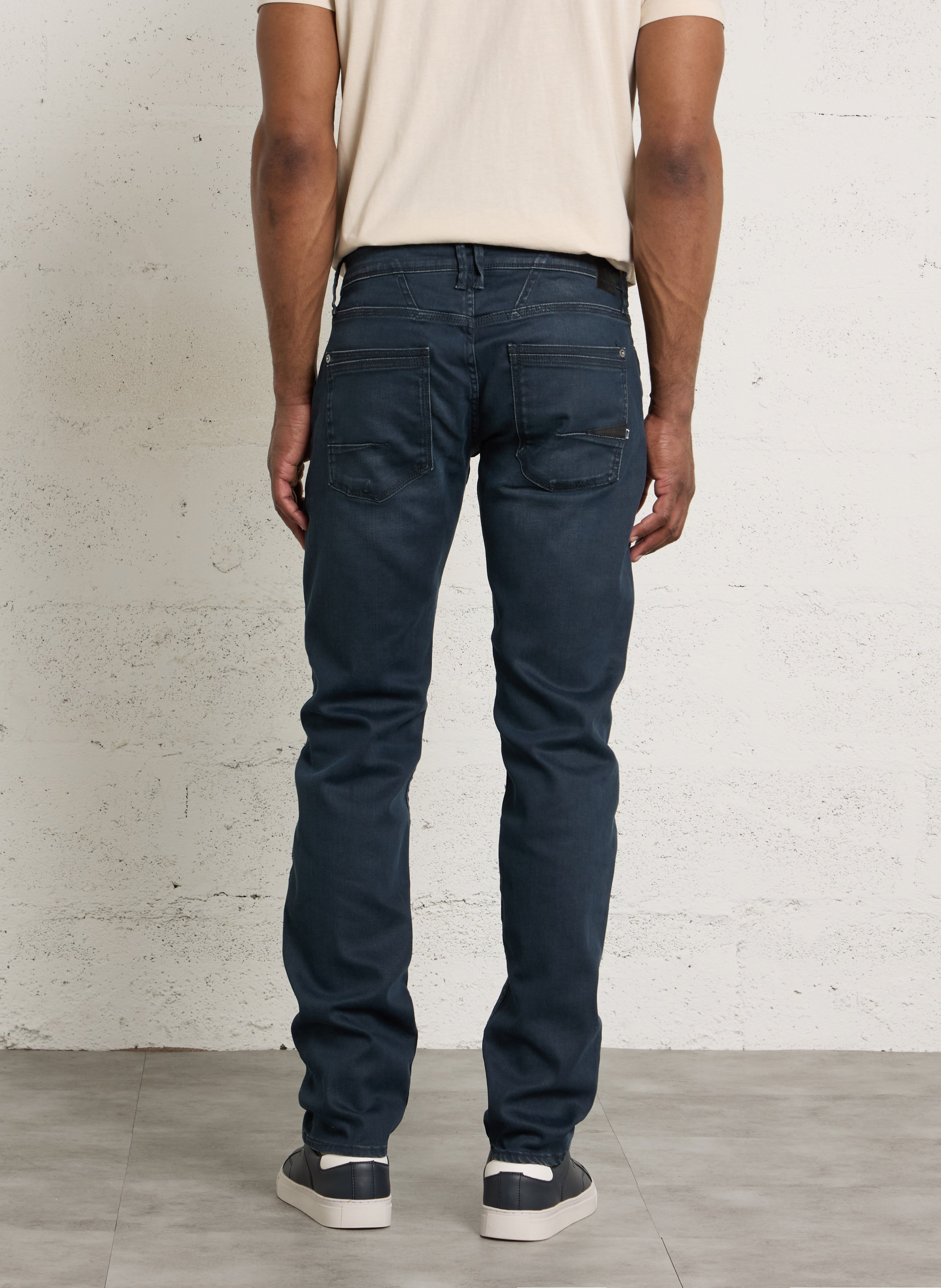 High Waist Slim Fit Jeans LE TEMPS DES CERISES Blau