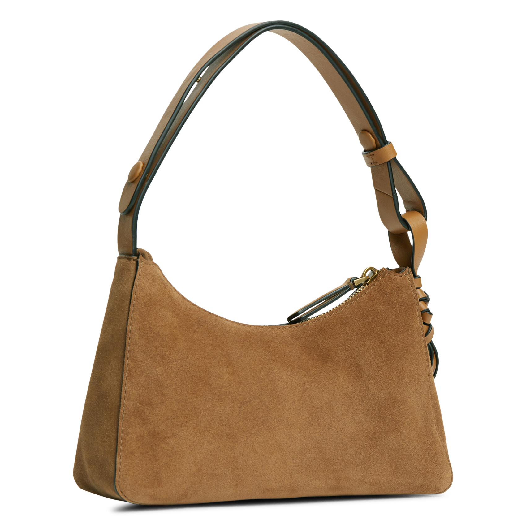 Leather shoulder bag TOMMY HILFIGER Brown