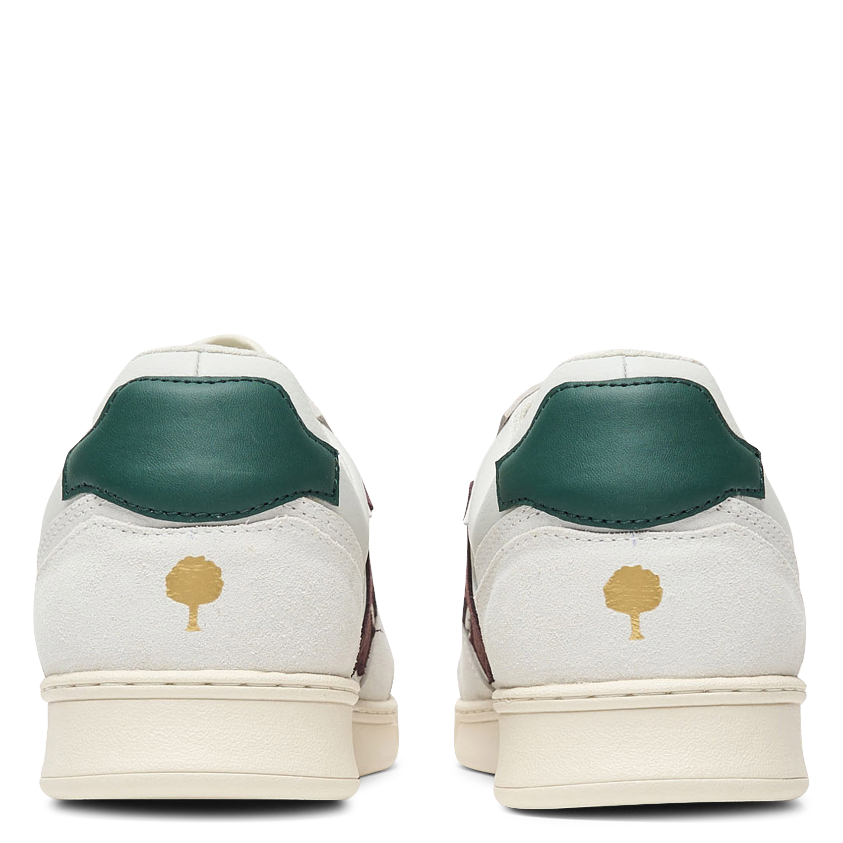 Lage, leren sneakers FAGUO Wit