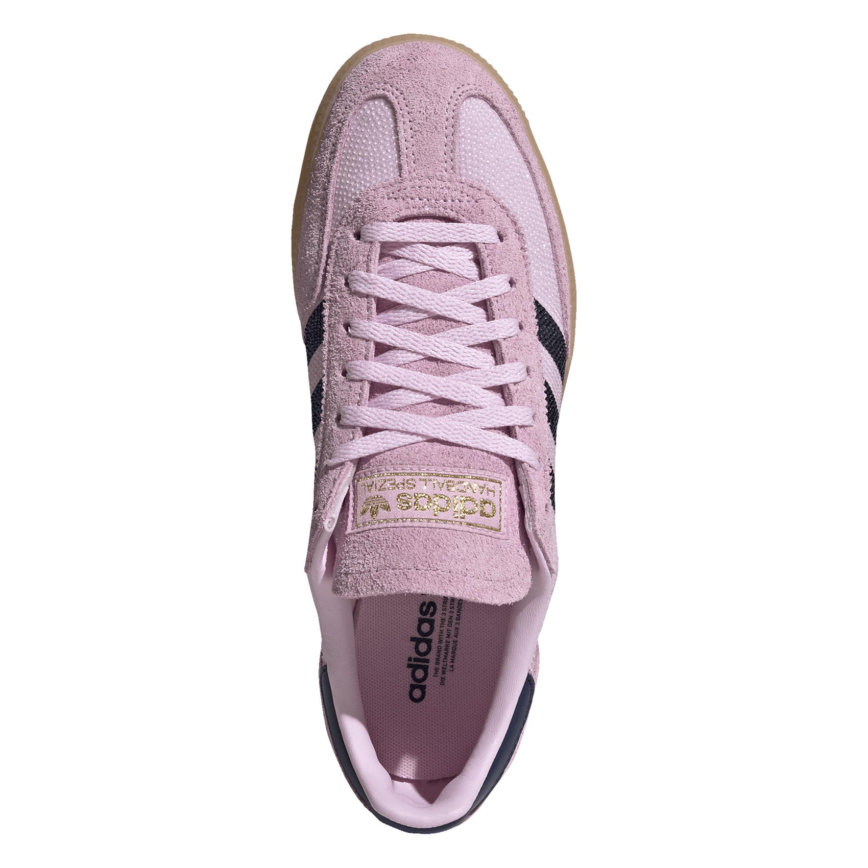 Low-top lace-up rhinestone sneakers ADIDAS Pink