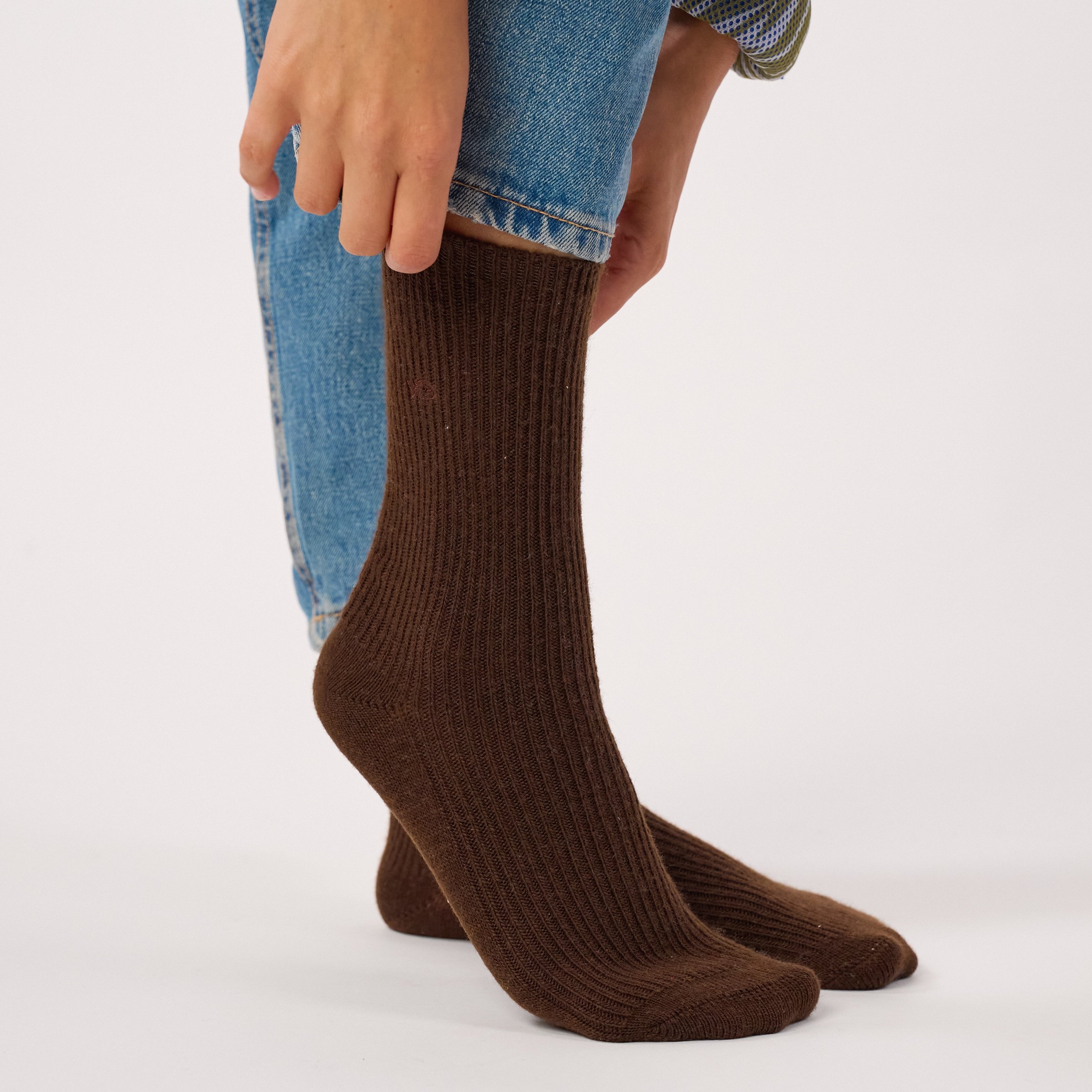 Wool socks | Brown BILLYBELT Women