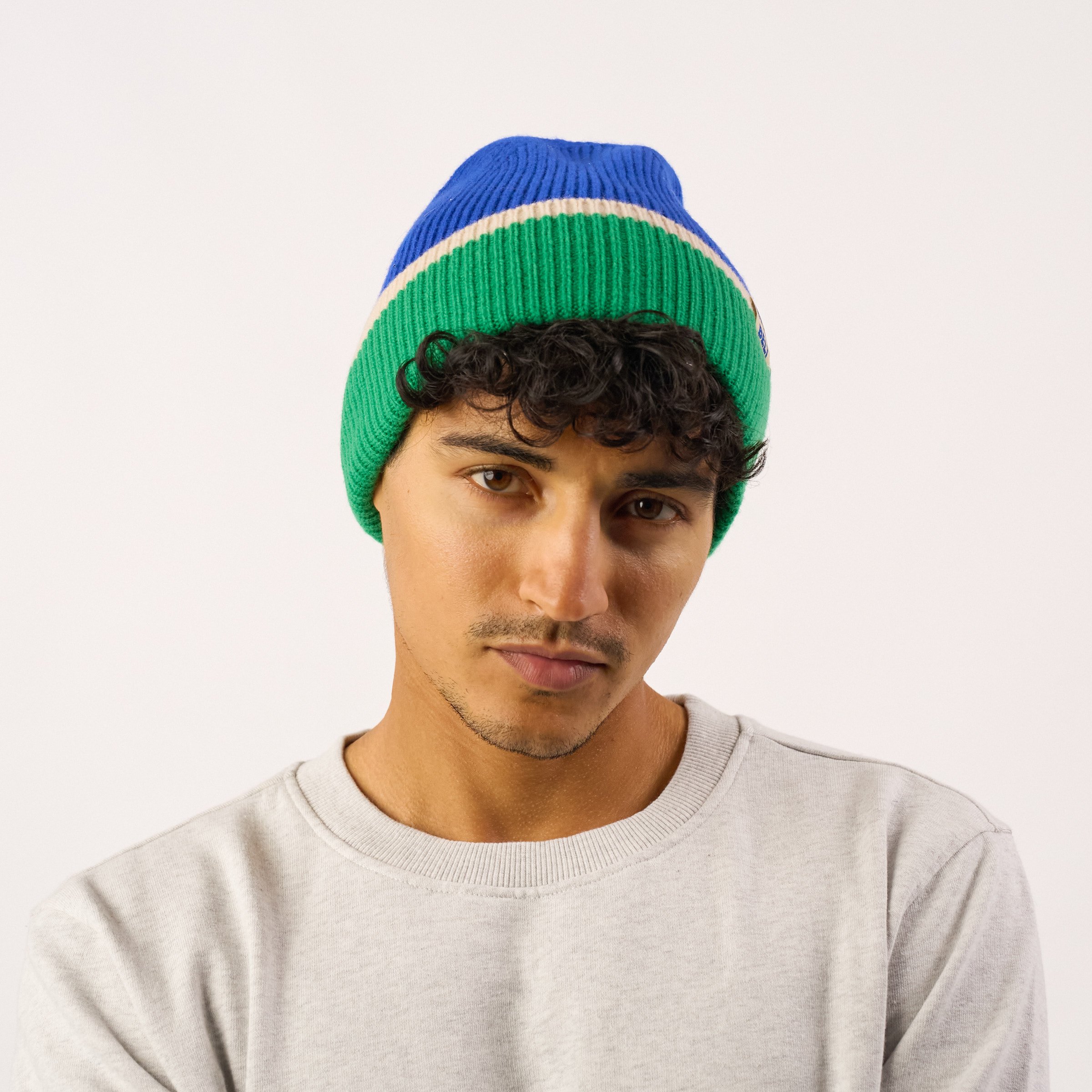 Wool hat BILLYBELT Blue