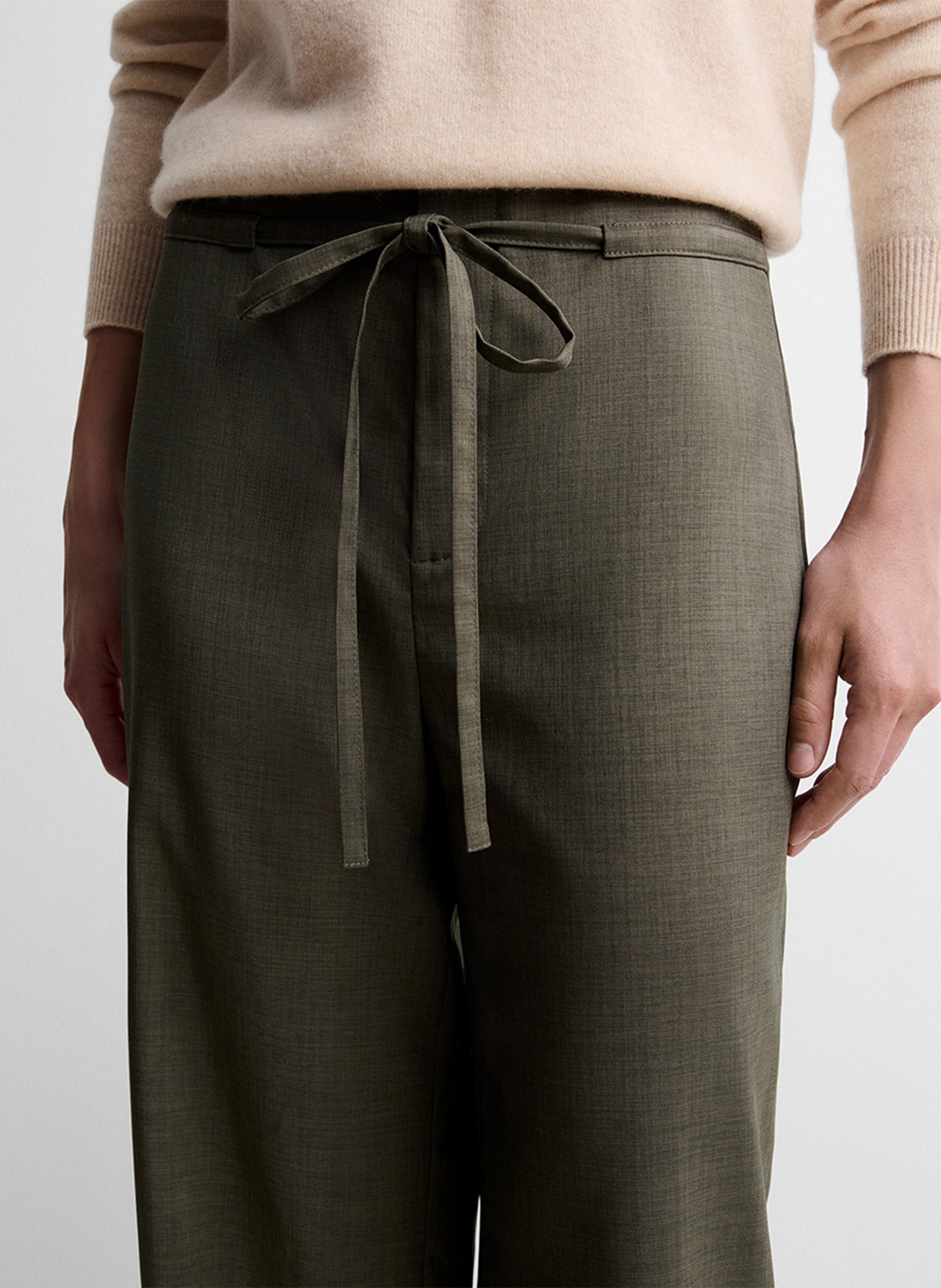 Weite Taillenhose SIMORRA Khaki