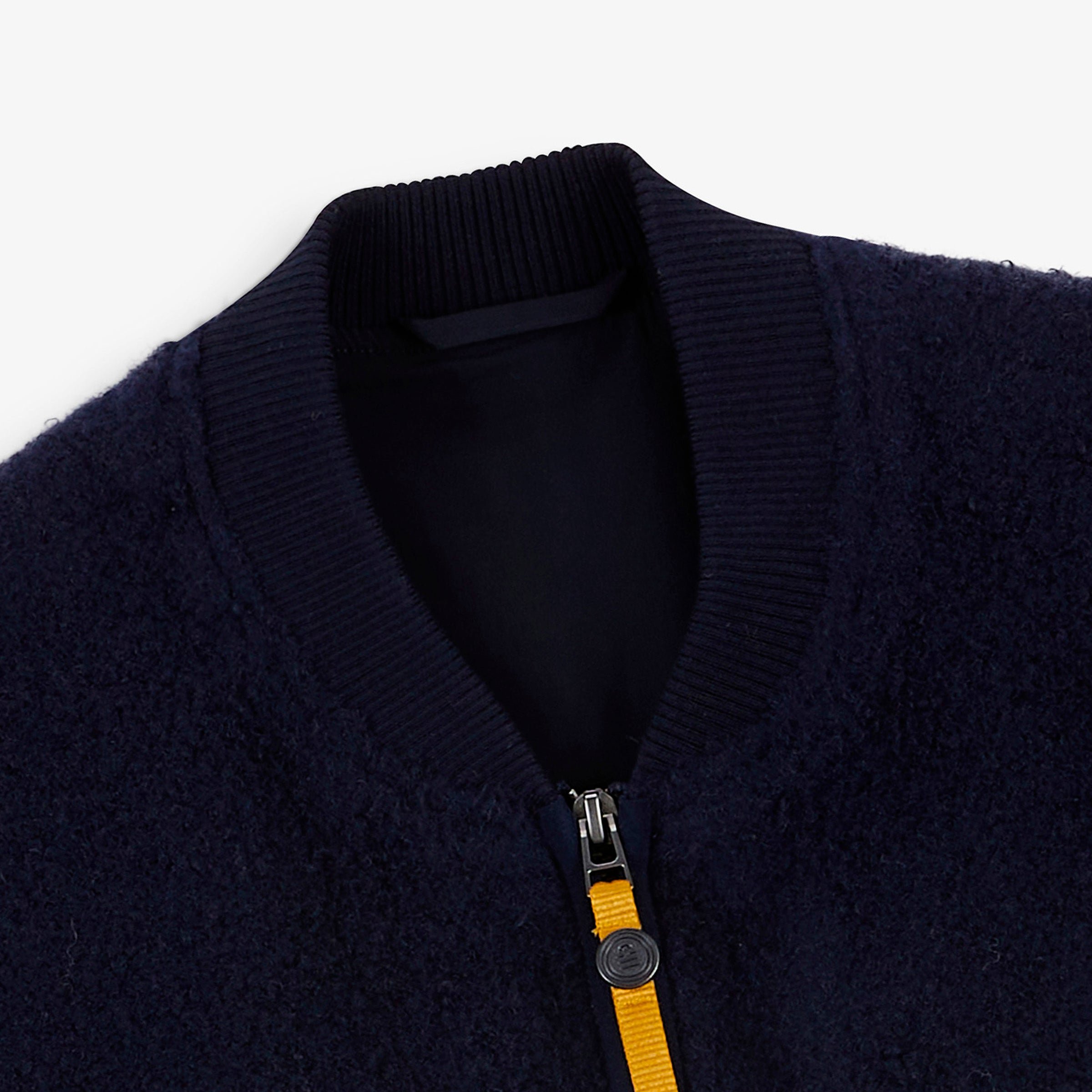 Navy blue MARCEL fleece jacket SERGE BLANCO Blue
