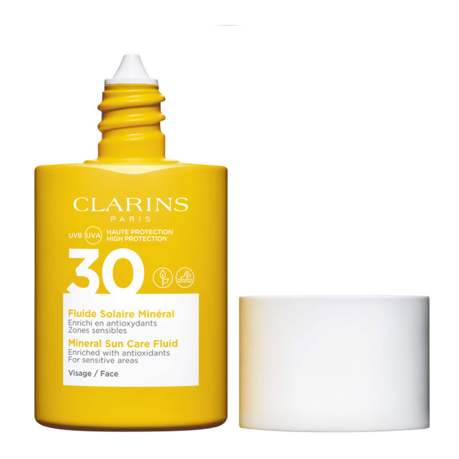 Zonnevloeistof Mineraal - Gezicht UVA/UVB 30 CLARINS No color