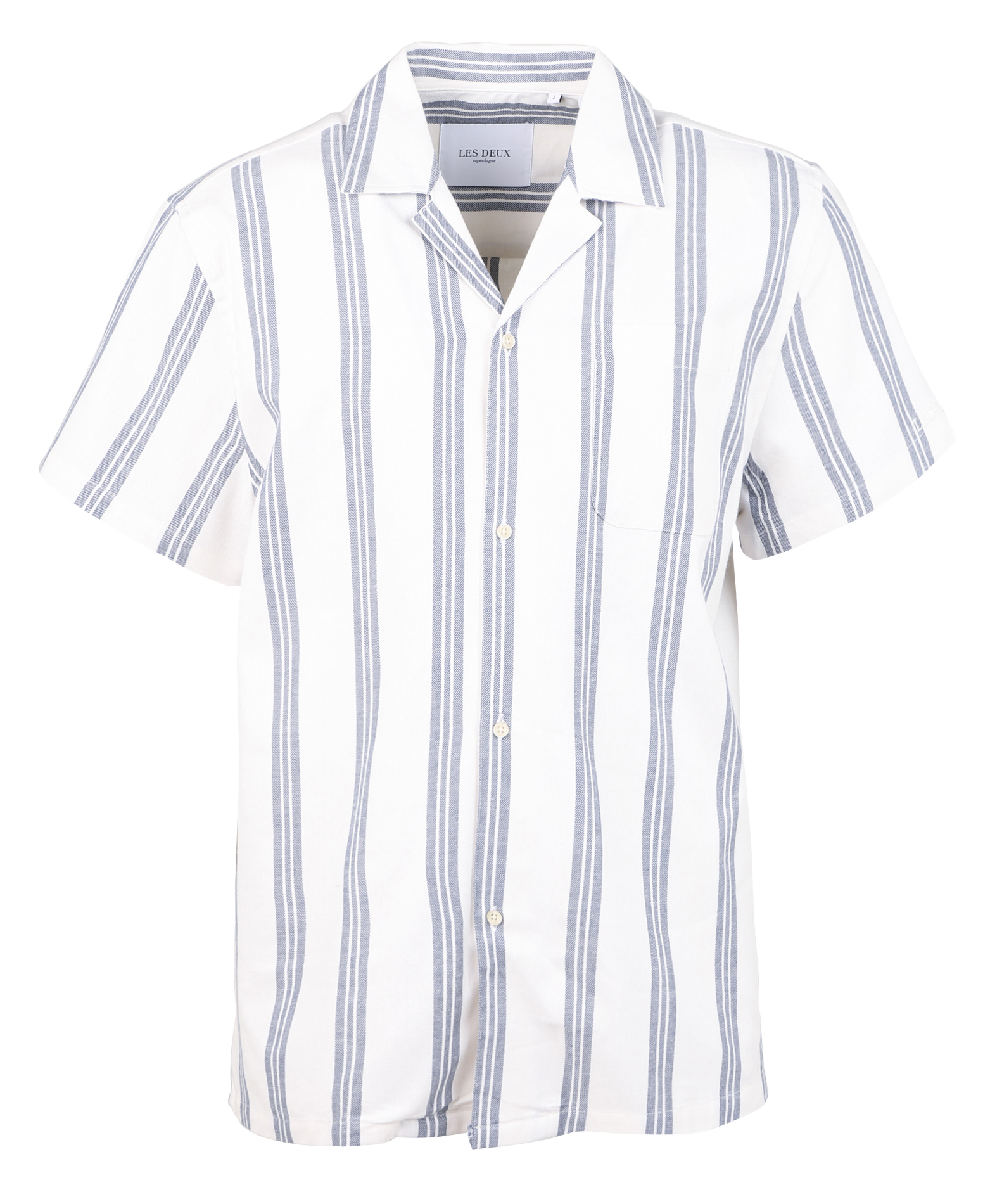 Loose-fit striped cotton shirt LES DEUX