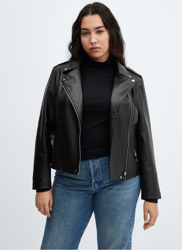 Perfecto en cuir discount mango