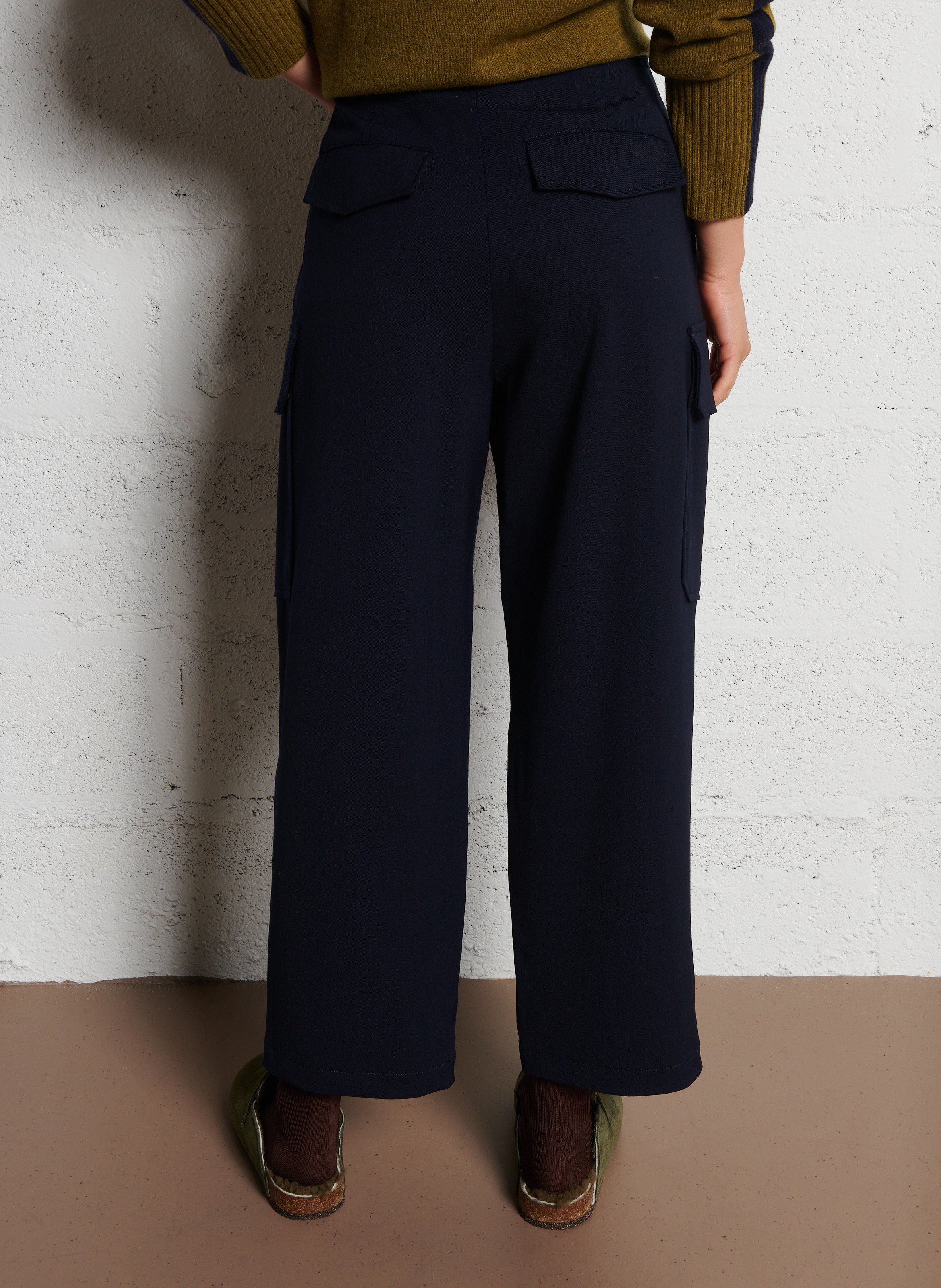 Azawood high-waisted wide-leg trousers MAX MARA WEEK END Blue