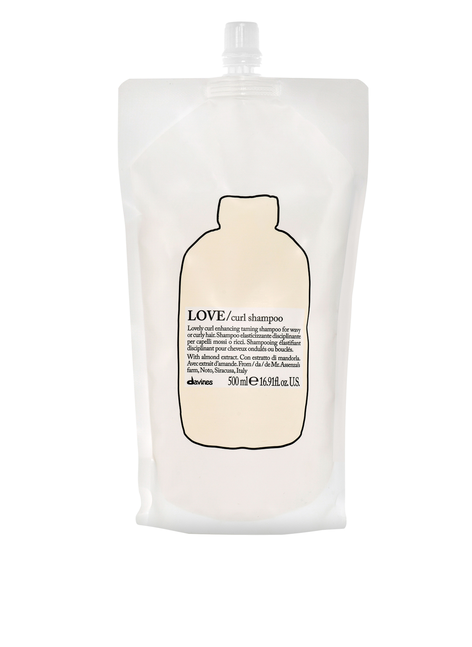 Eco-Refill LOVE CURL Shampoo DAVINES No color