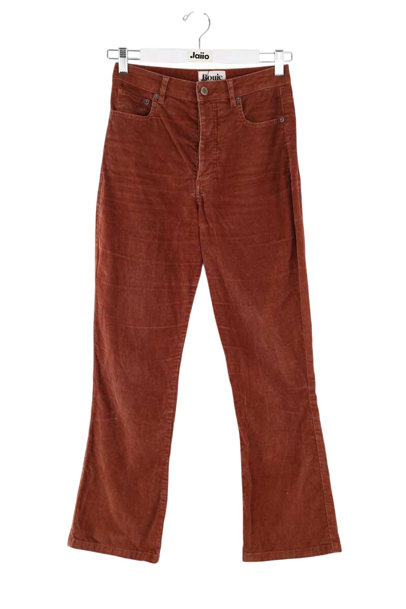 Slim-fit cotton cargo pants ROUJE - Seconde Main Brown