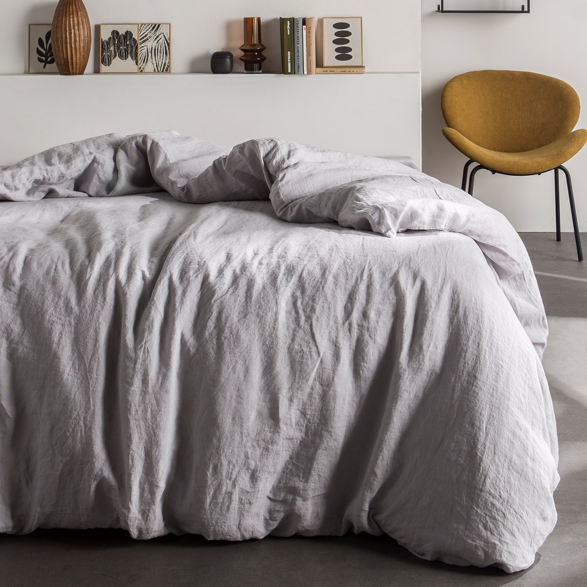 Linen duvet cover TODAY LINGE DE MAISON Grey
