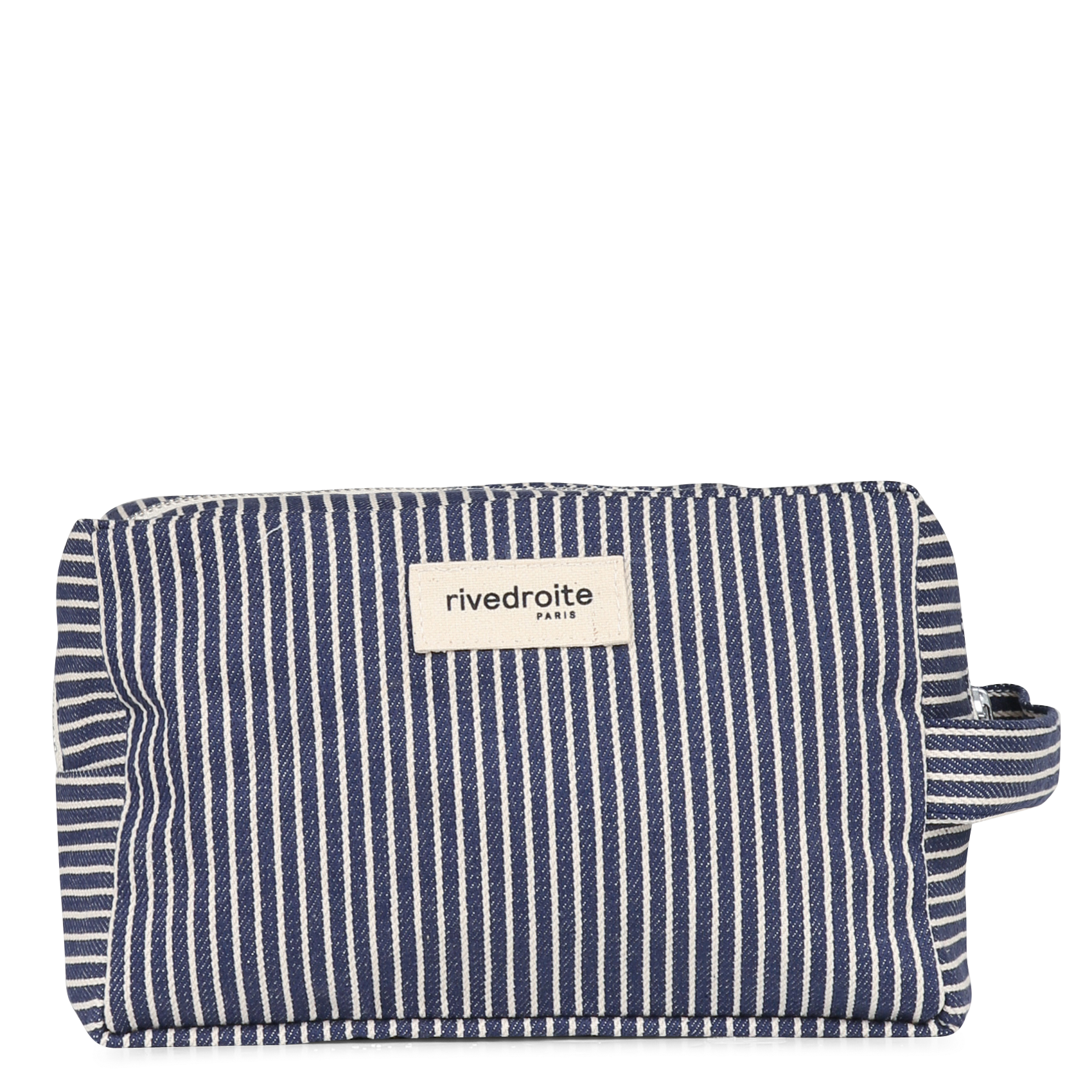 Trousse zippée à rayures RIVEDROITE PARIS