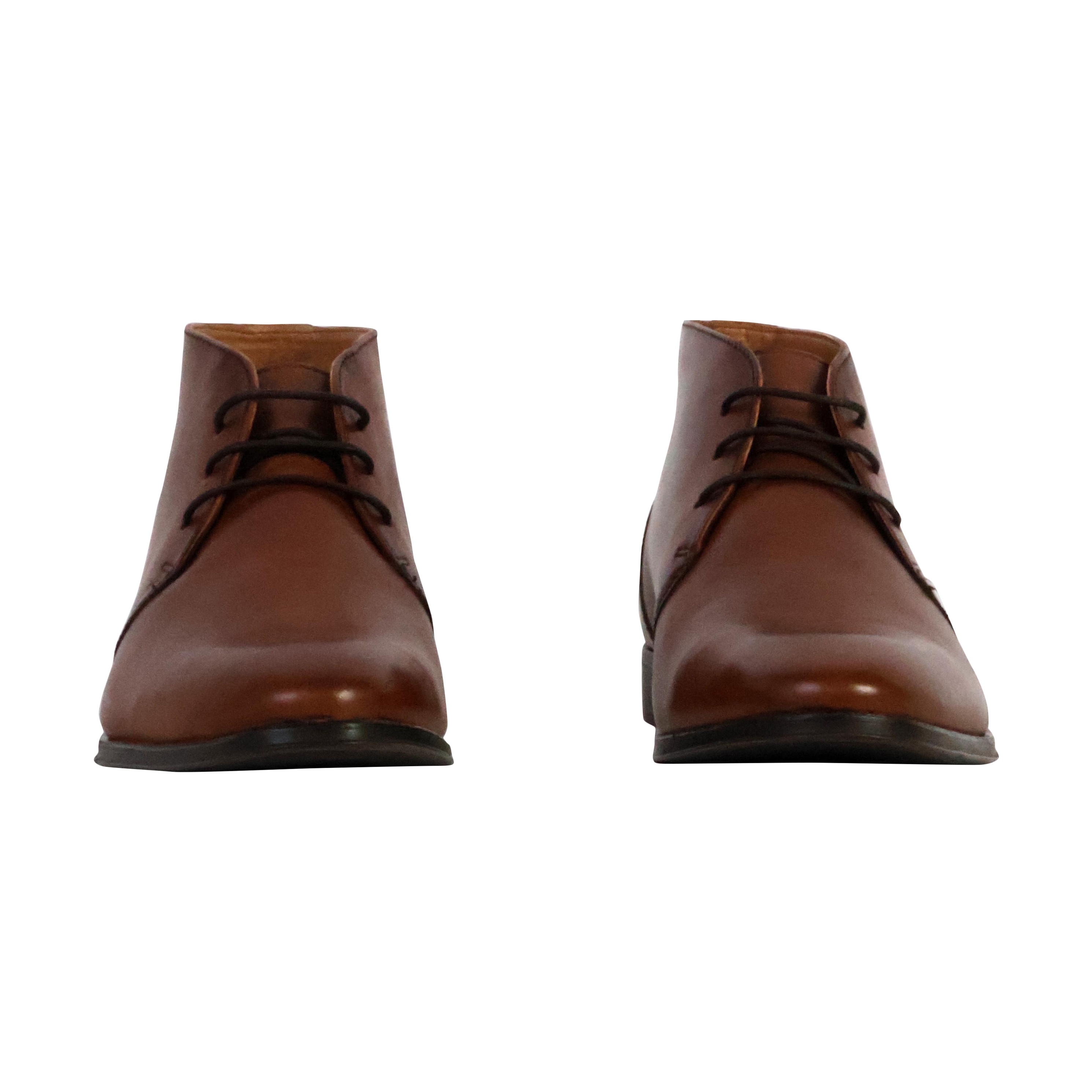 Leather ankle boot REDSKINS Brown